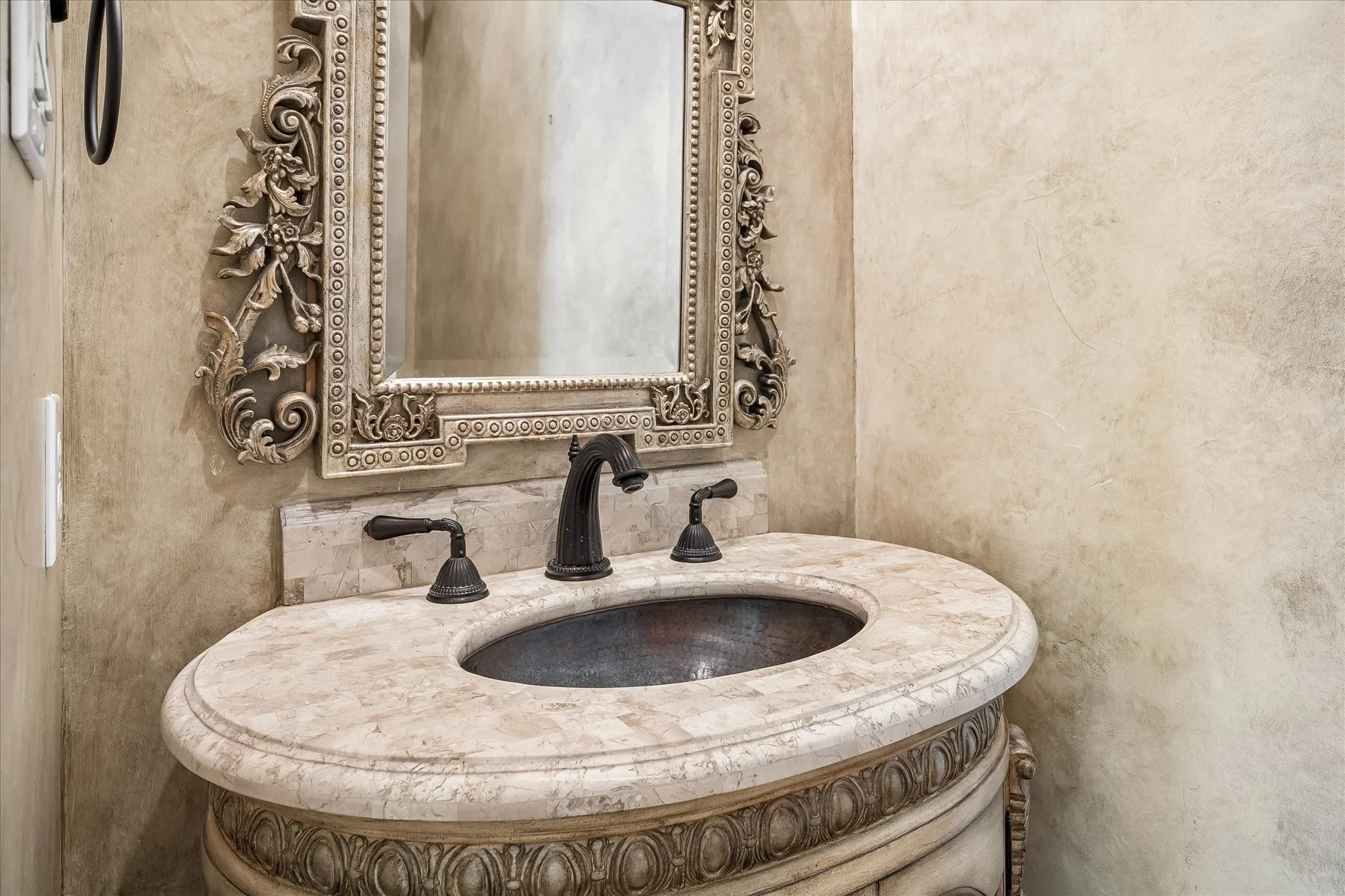 Downstairs half bath