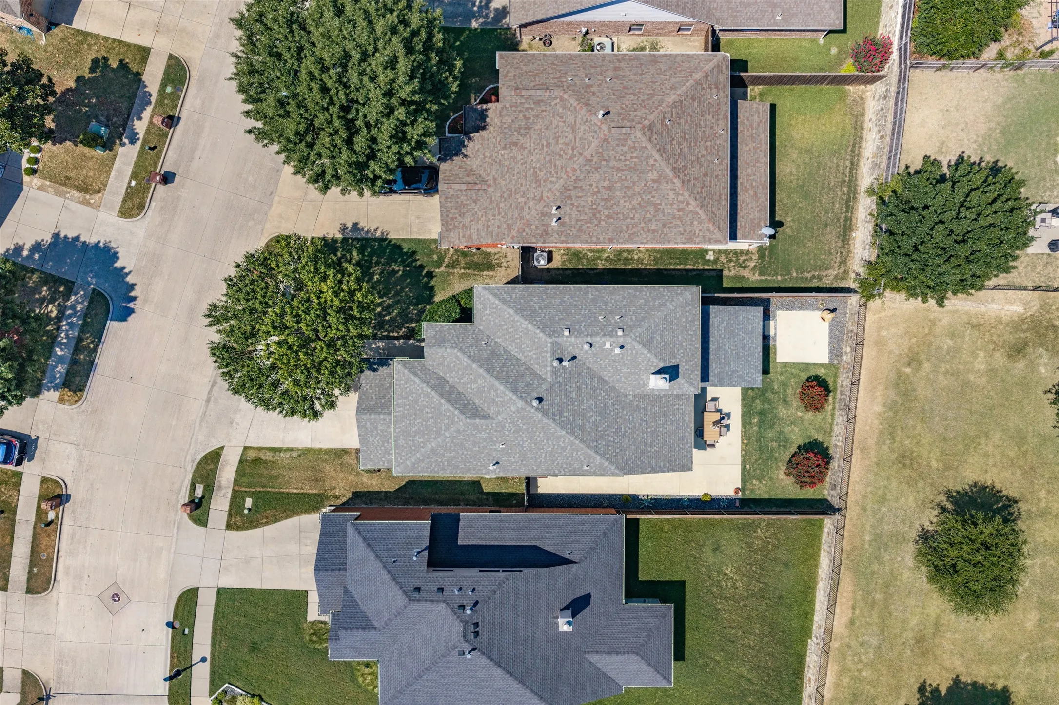 Aerial view of home