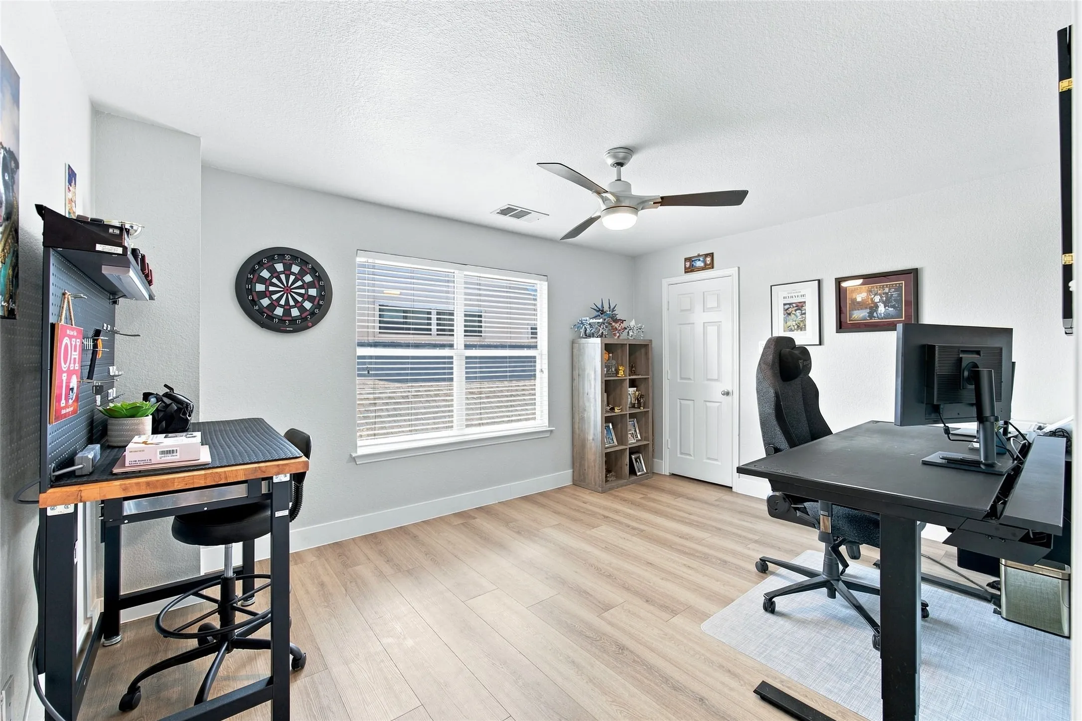 Fourth bedroom utilized as an office.  Plenty of open space to utilze as your home office or additoinal bedroom with closet in the corner of the room.