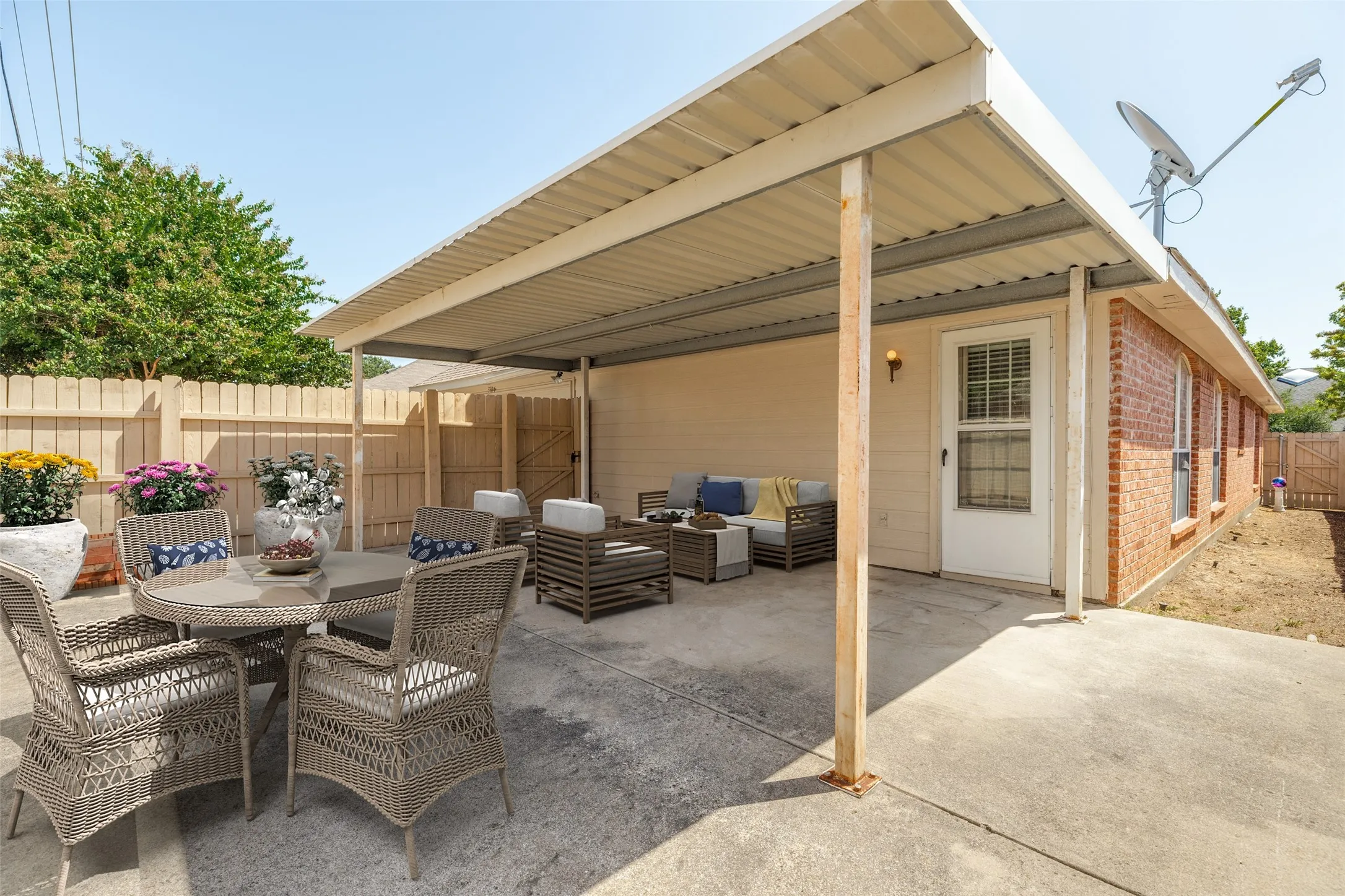 Virtually Staged Patio