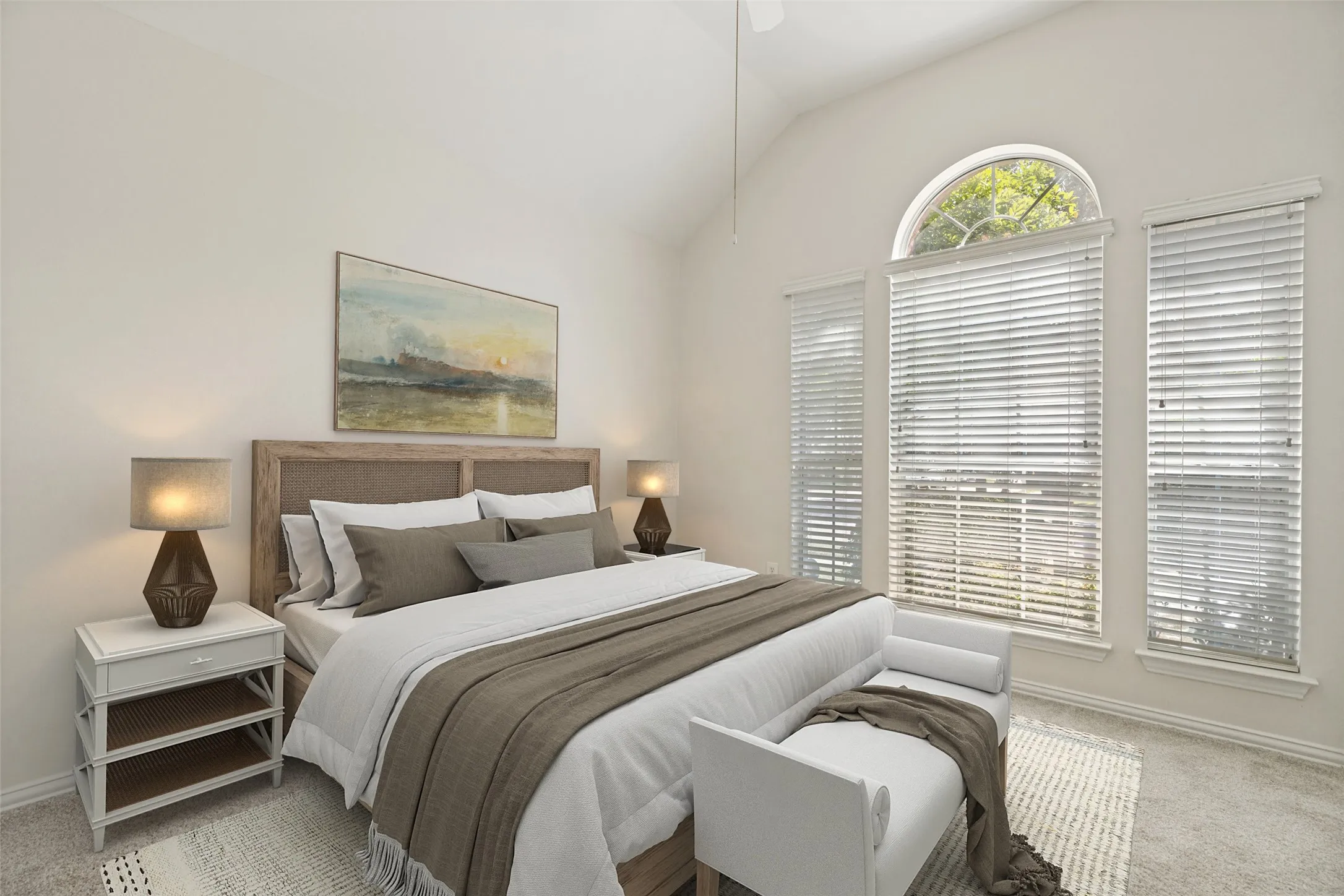 Virtually Staged 2nd Bedroom