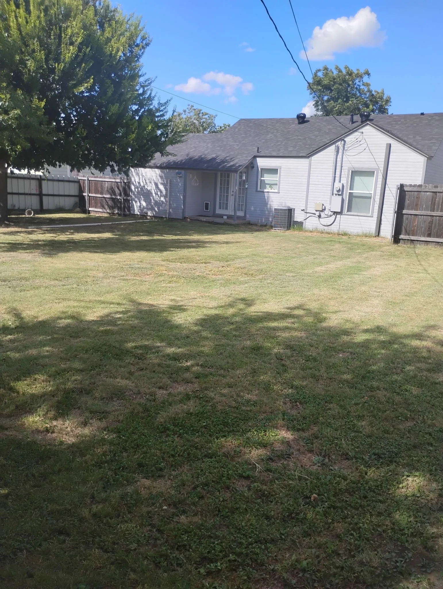 Large Back yard