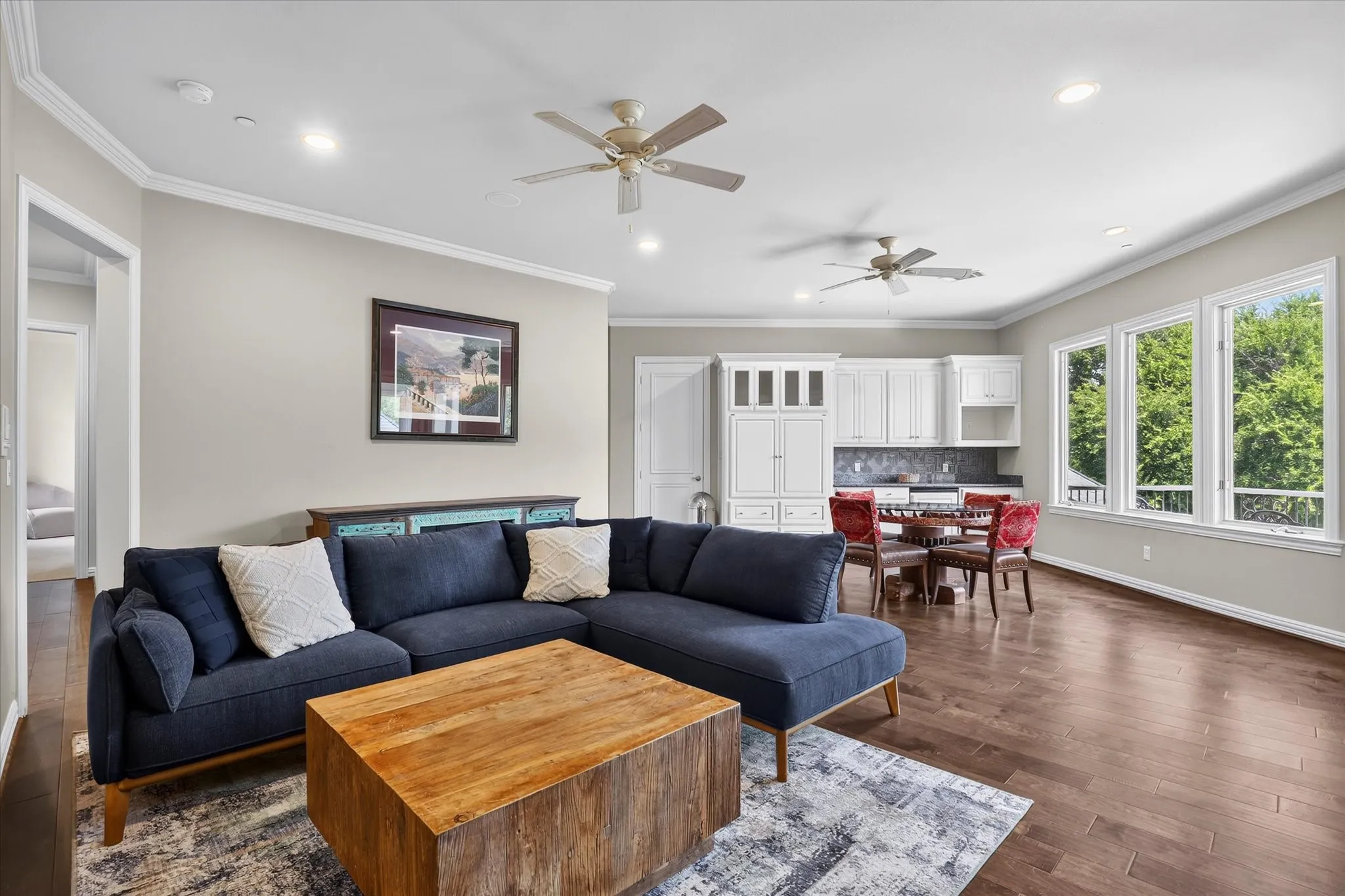 2nd Floor Game Room is oversized with play/card area and Small Kitchen