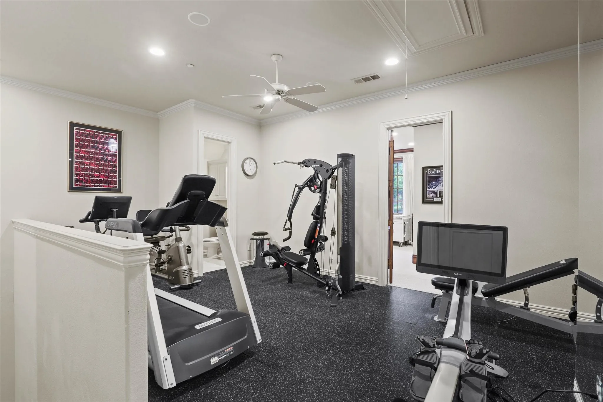 2nd Floor Fitness Room (includes a half bath) above the Primary Bedroom