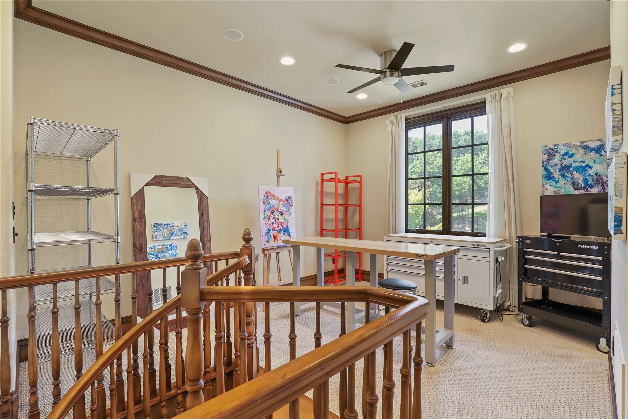2nd Floor Loft above Primary is perfect for an Art Room or whatever you can imagine.