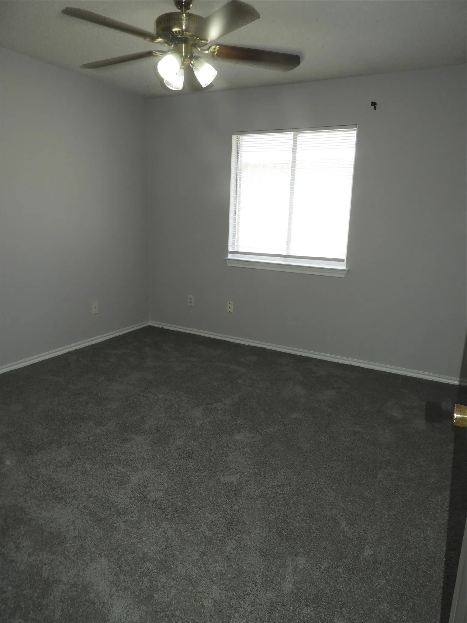 Bedroom #3 with ceiling fan and walk-in closet