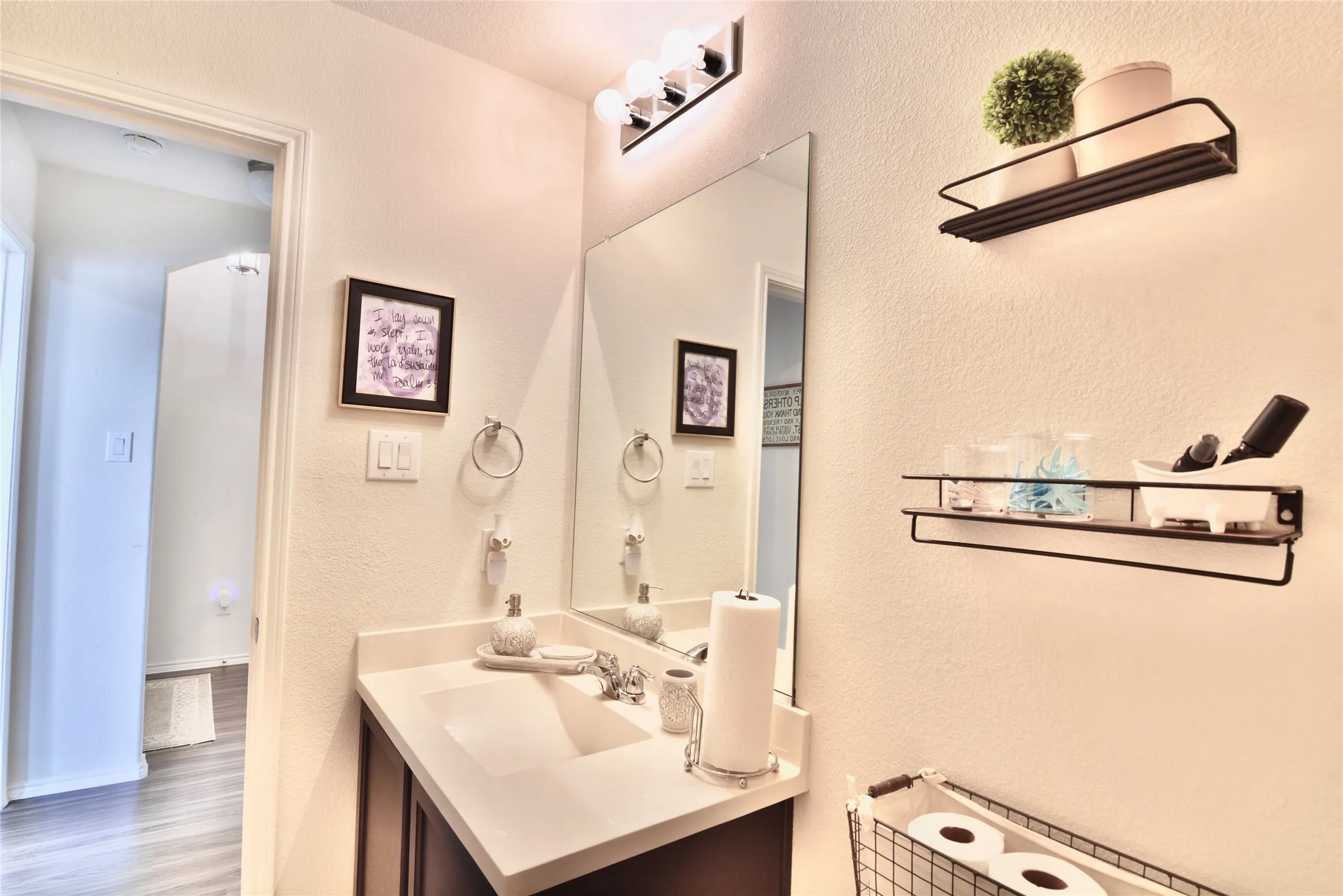 Secondary bathroom