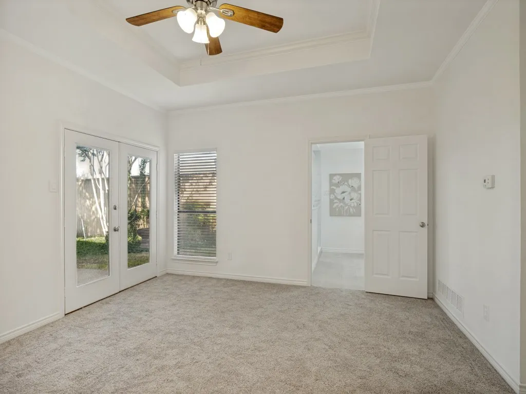 Primary Bedroom with private patio acess