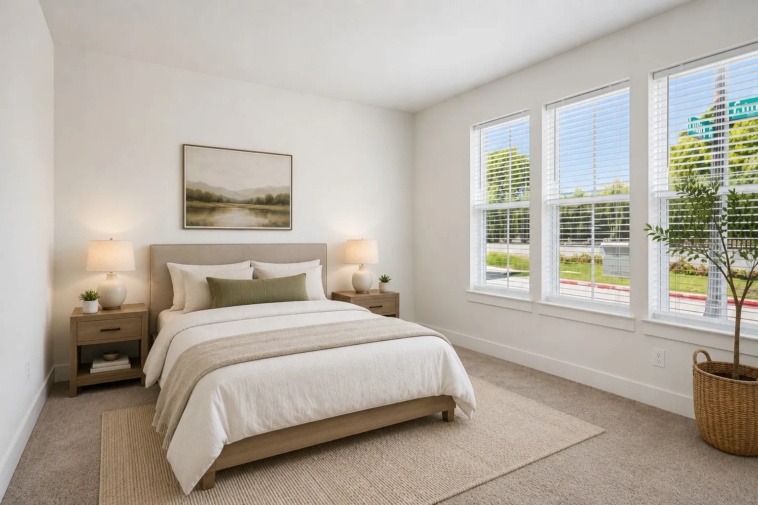Entry level Bedroom for guests or home office - Virtually Staged