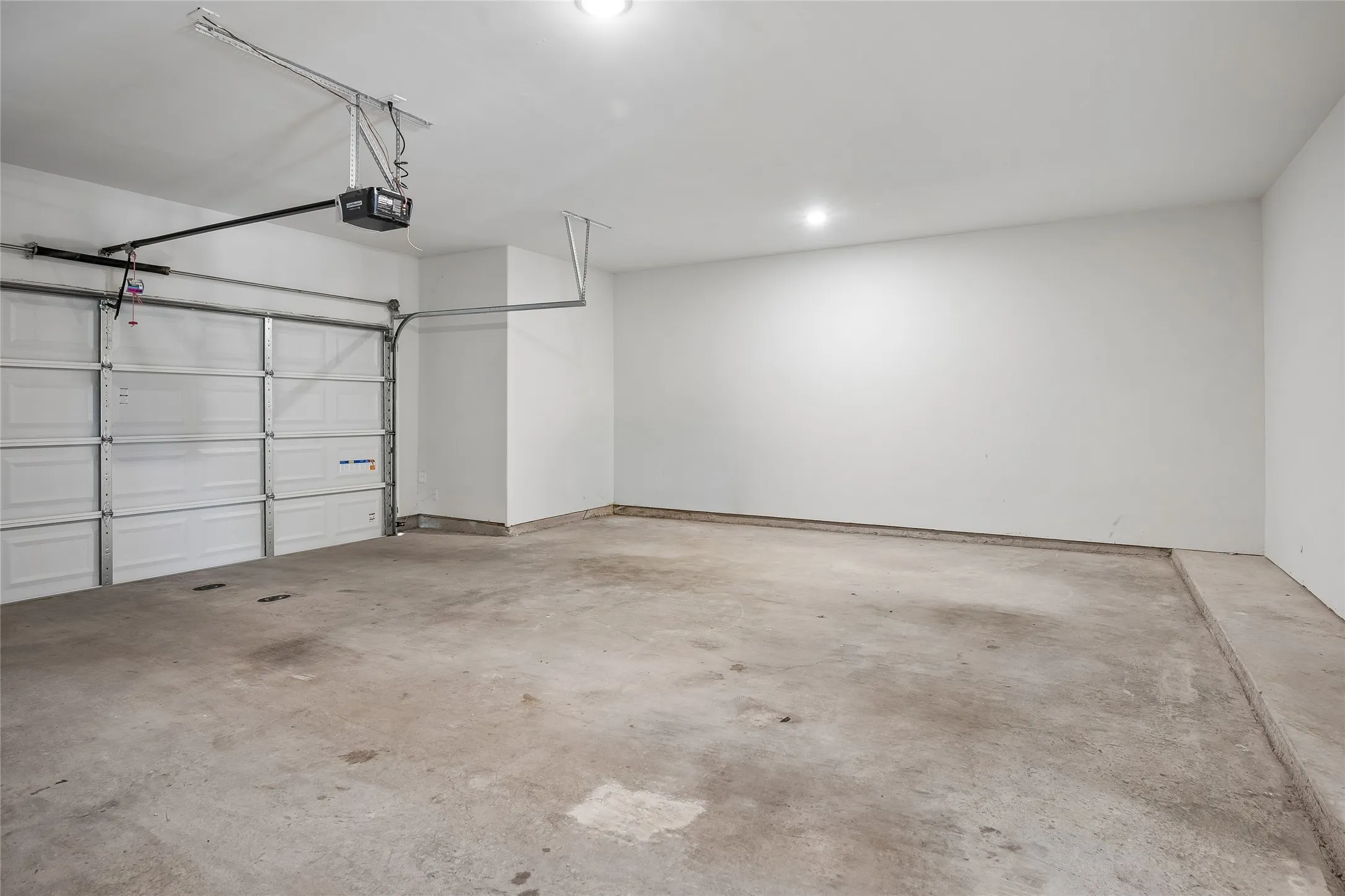 Huge space for storage in rear entry 2+ car garage