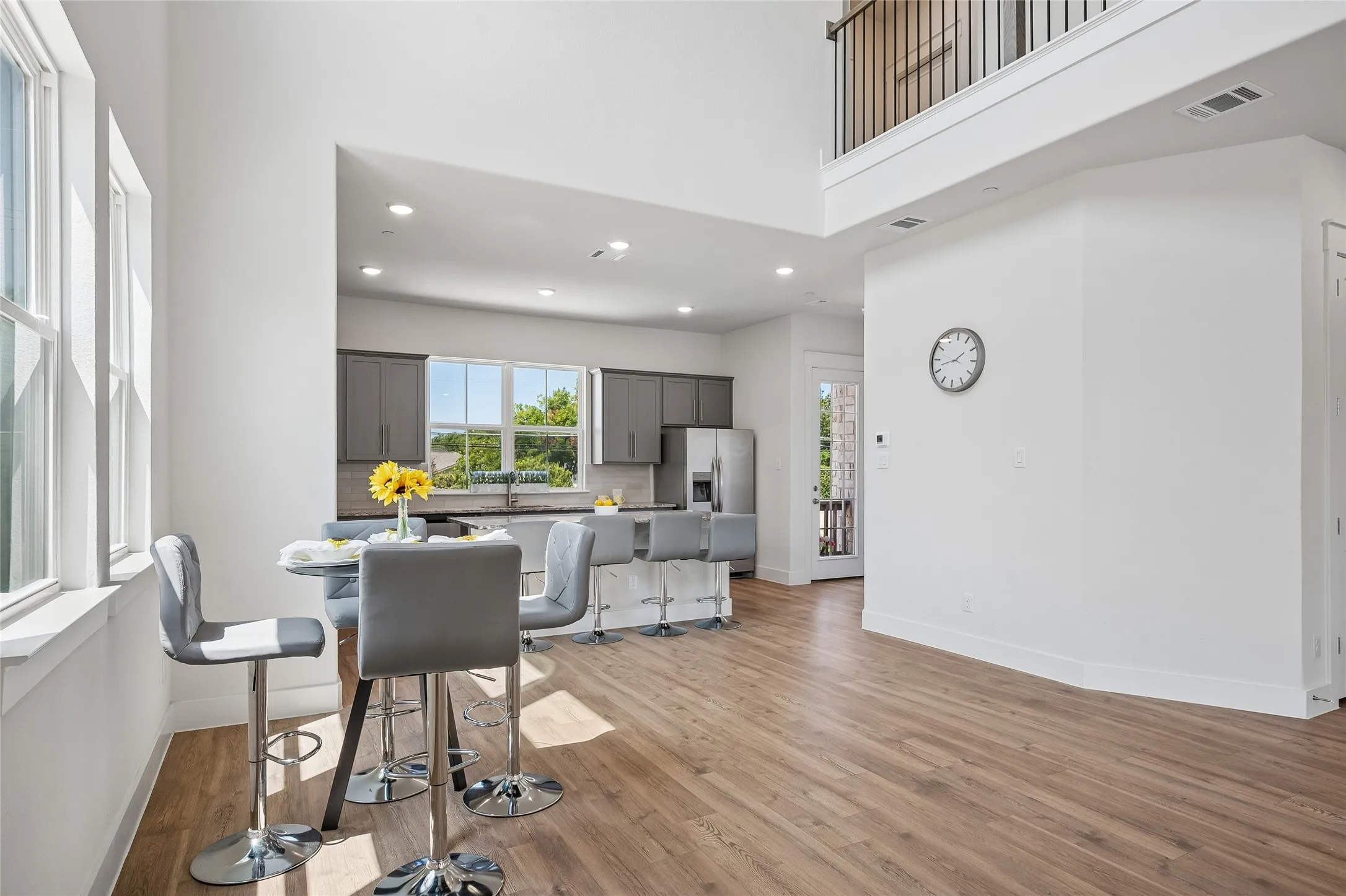 Plenty of space for a large dining table