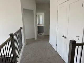 Looking toward split Bedroom and Bath