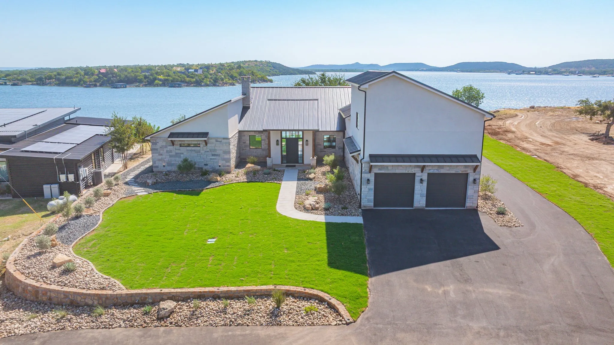 Single Family Residence For Sale in Palo Pinto County , 5417 Stillwater LN, Possum Kingdom Lake, Texas 76450, 4 Bedroom, 5 Bathroom, 2 Garage spaces, 3,699 Sqft, built in 2026, Price $3,999,999, mls#21361249, Real Estate Agent in Possum Kingdom Lake, Homes For Sale in Palo Pinto county, Homes For Sale in Possum Kingdom Lake, Realtor in Possum Kingdom Lake Texas, Real Estate Brokerage Independent Realty Texas, Luminita Cordes Realtor