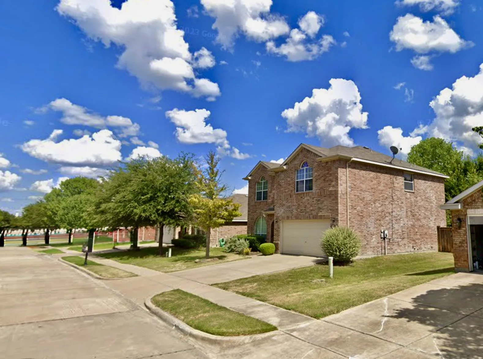 Brick exterior residenc
