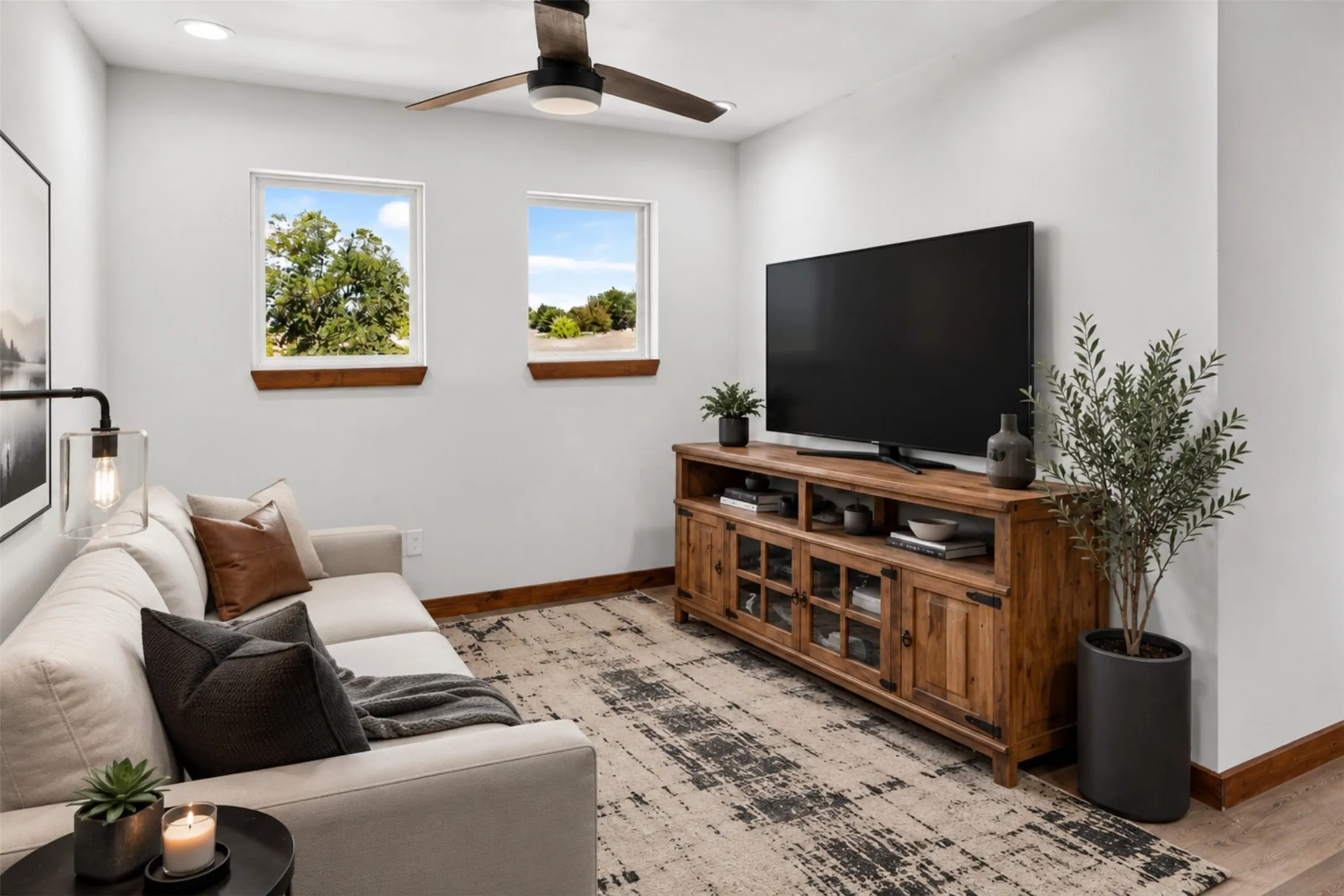 upstairs living area