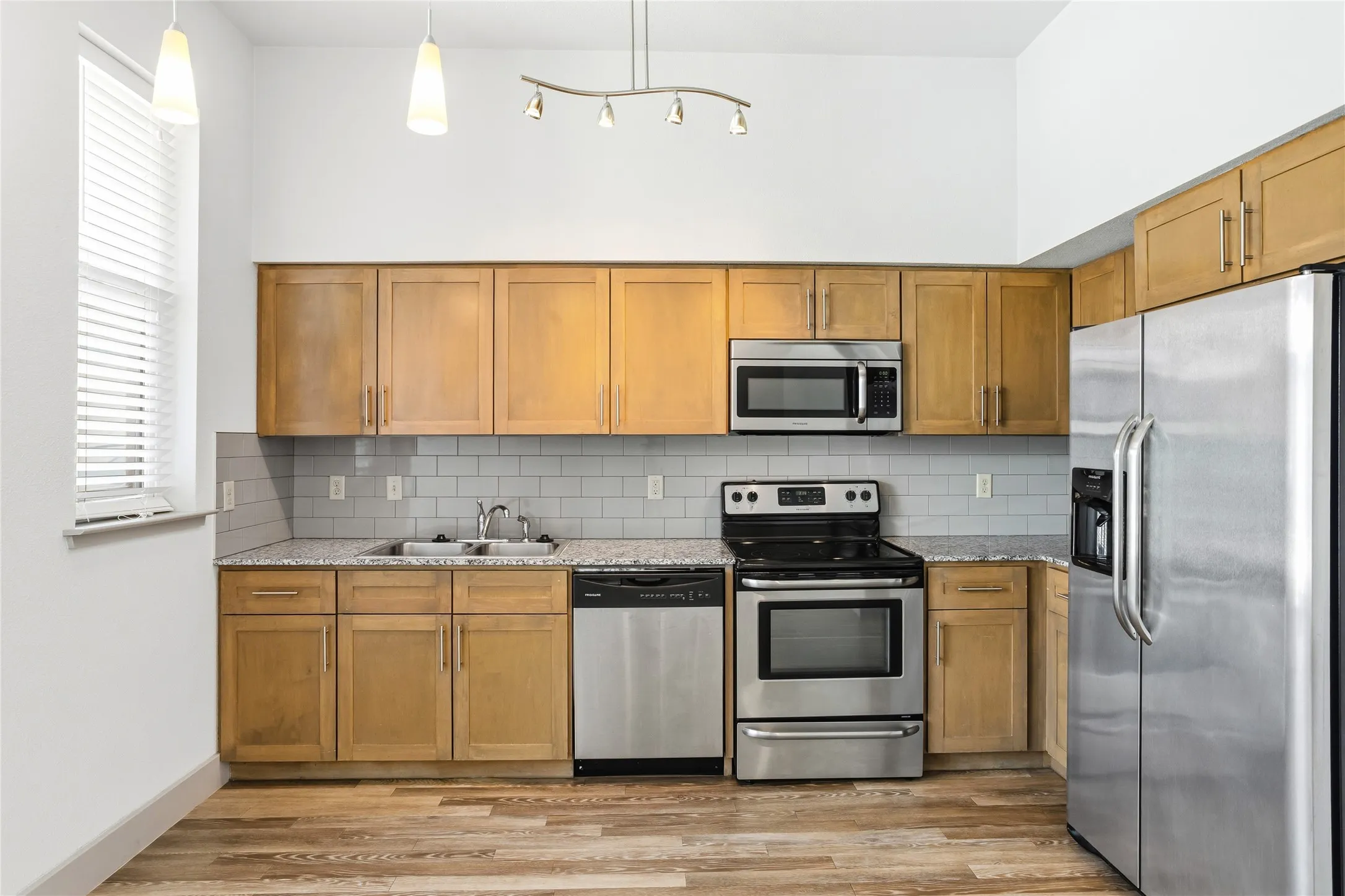 Full view of kitchen