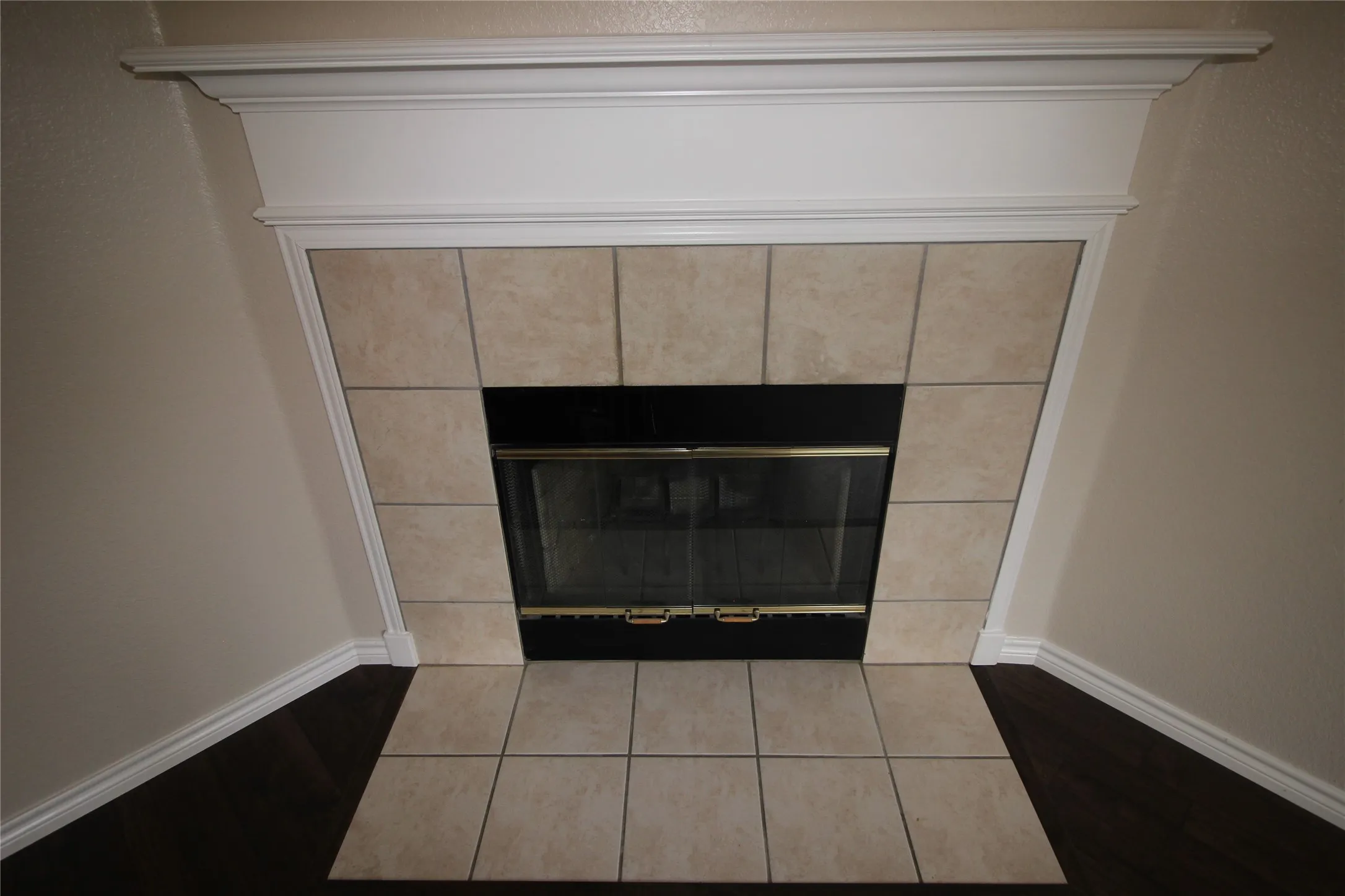Nice wood burning fireplace