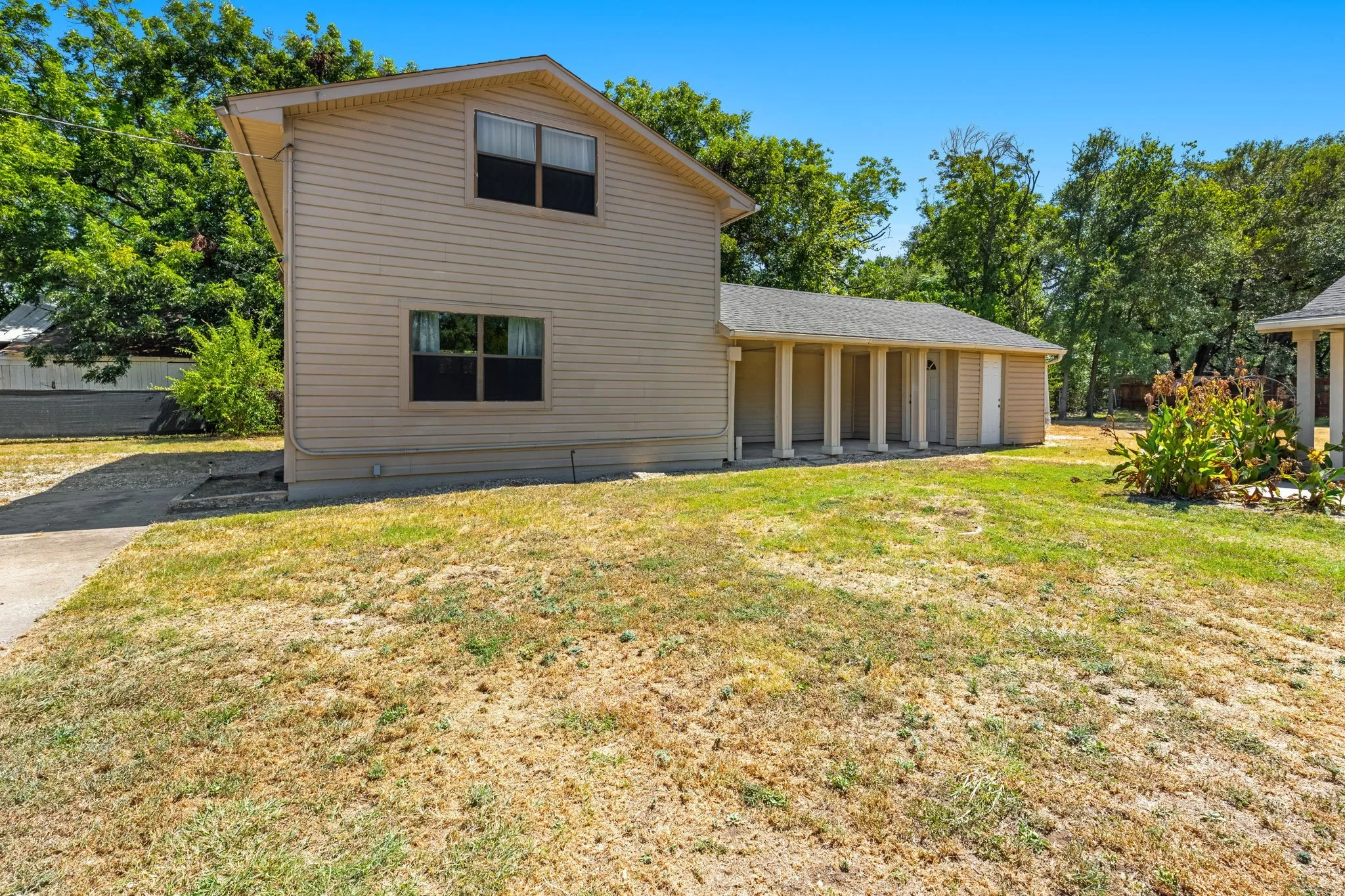 4 Car Garage or 2 car with workshop - open storage area on second floor