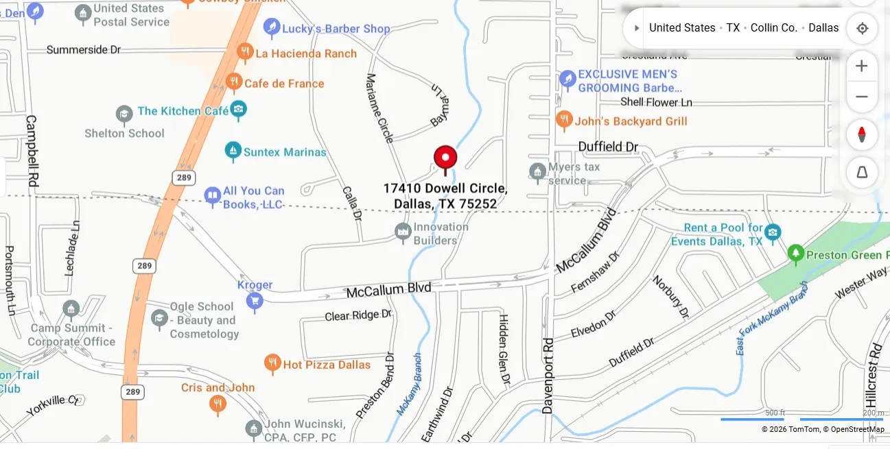 Map of area