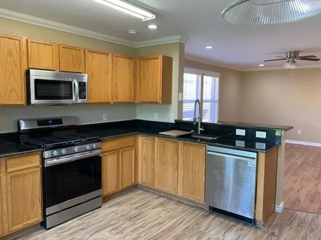 Kitchen with new applicances