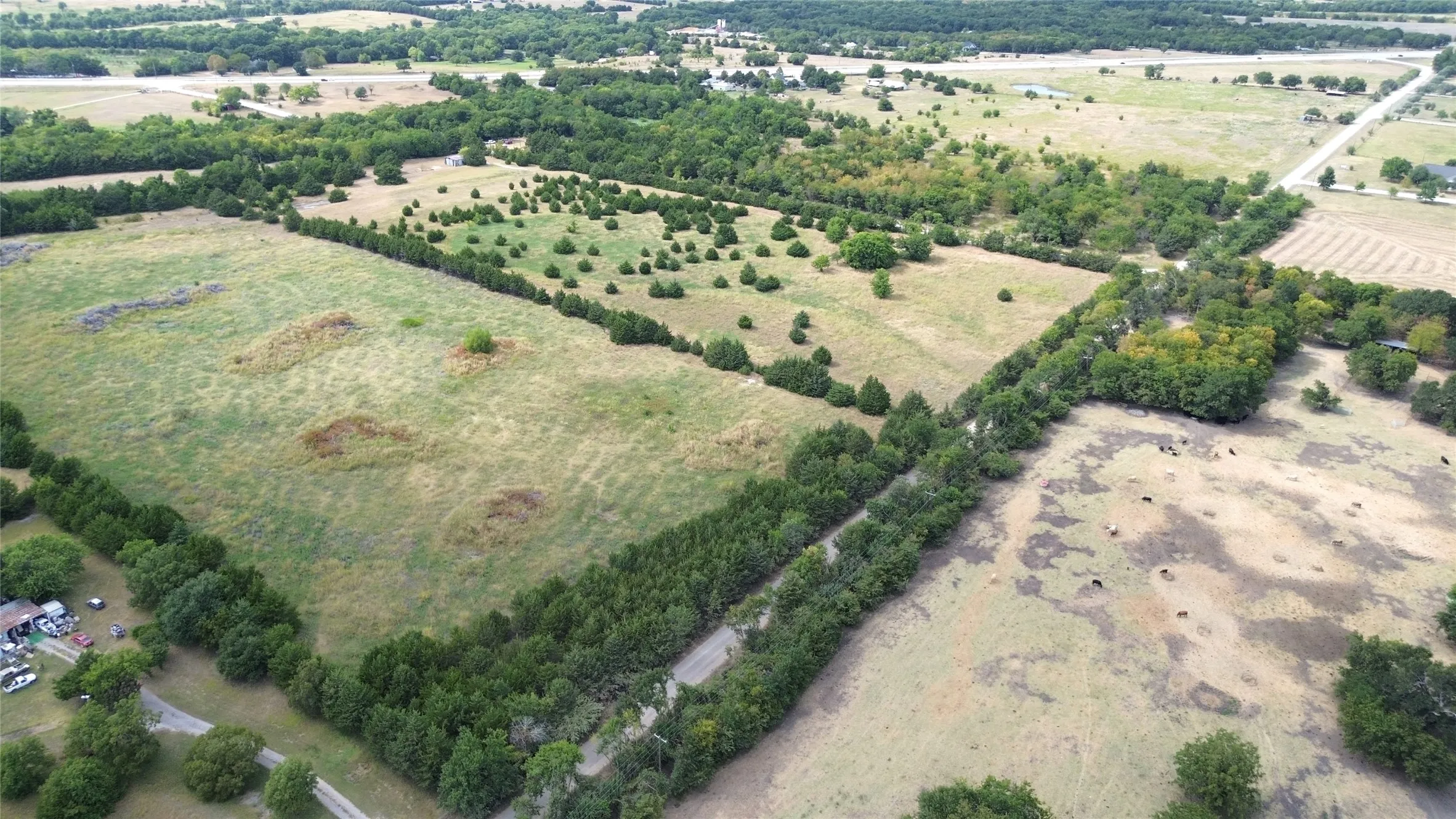 Expansive undeveloped land featuring natural terrain and mature trees