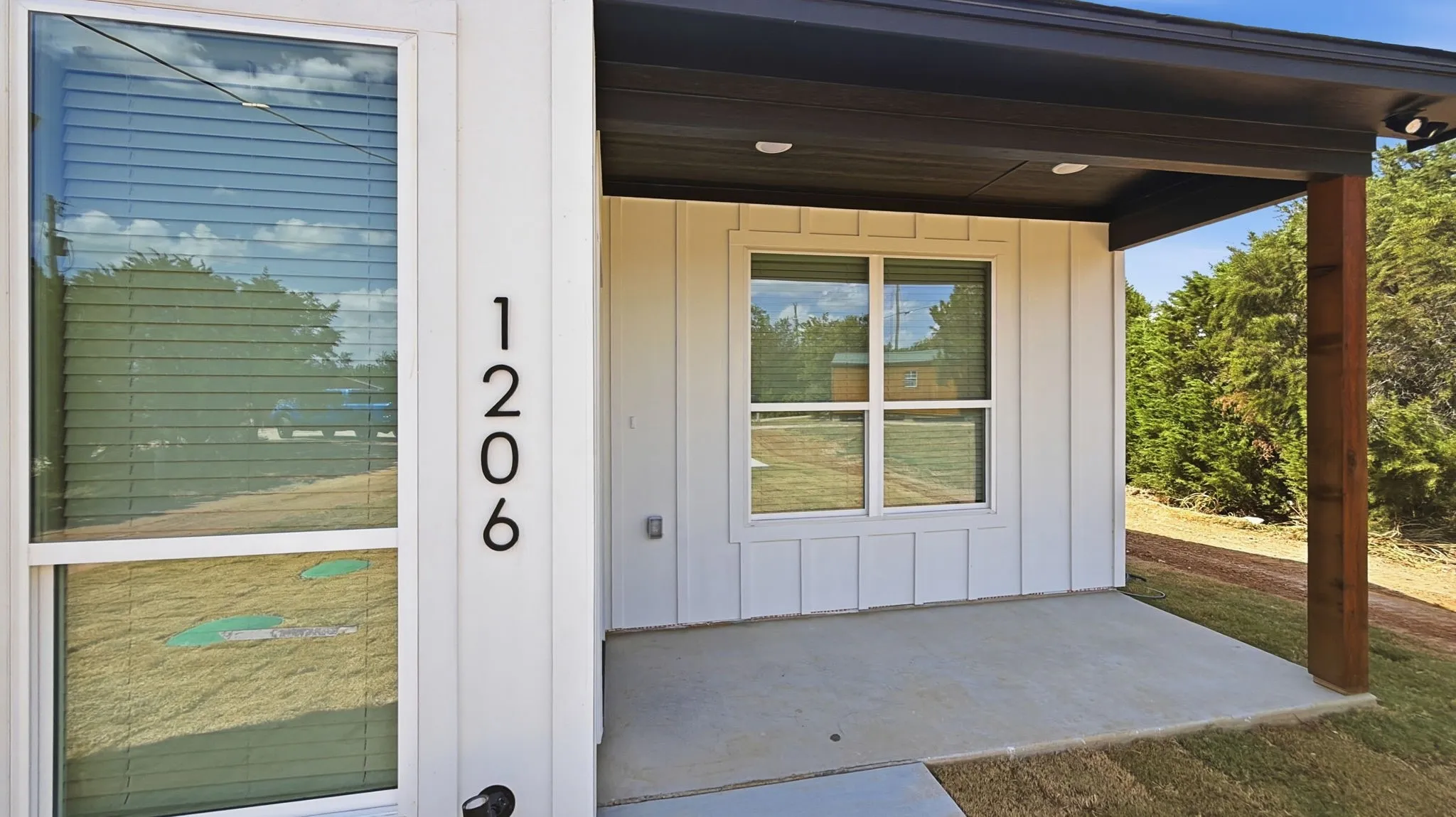 Covered front porch