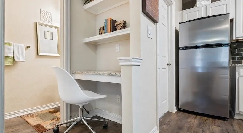 Image of Furnished Model Home. Actual unit will have similar finishes but may vary. Units are not furnished.