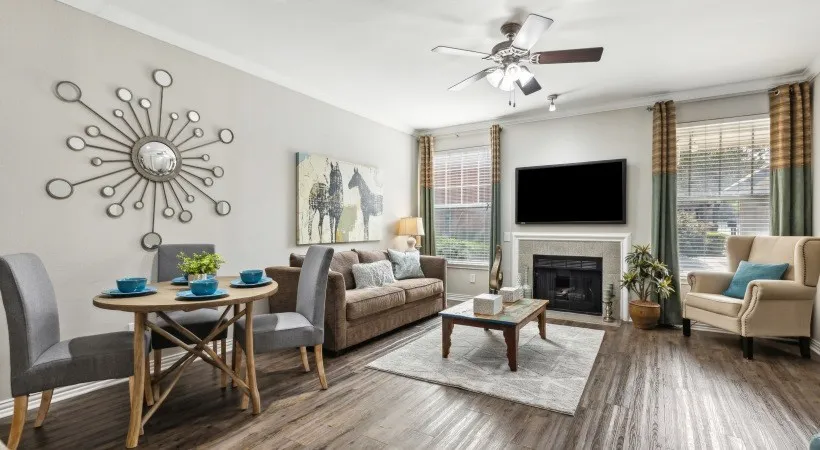 Image of Furnished Model Home. Actual unit will have similar finishes but may vary. Units are not furnished.