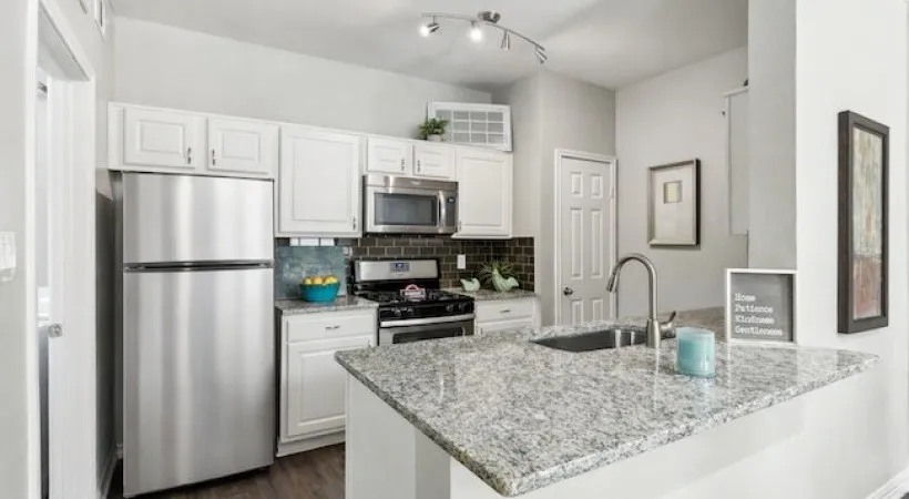Image of Furnished Model Home. Actual unit will have similar finishes but may vary. Units are not furnished.