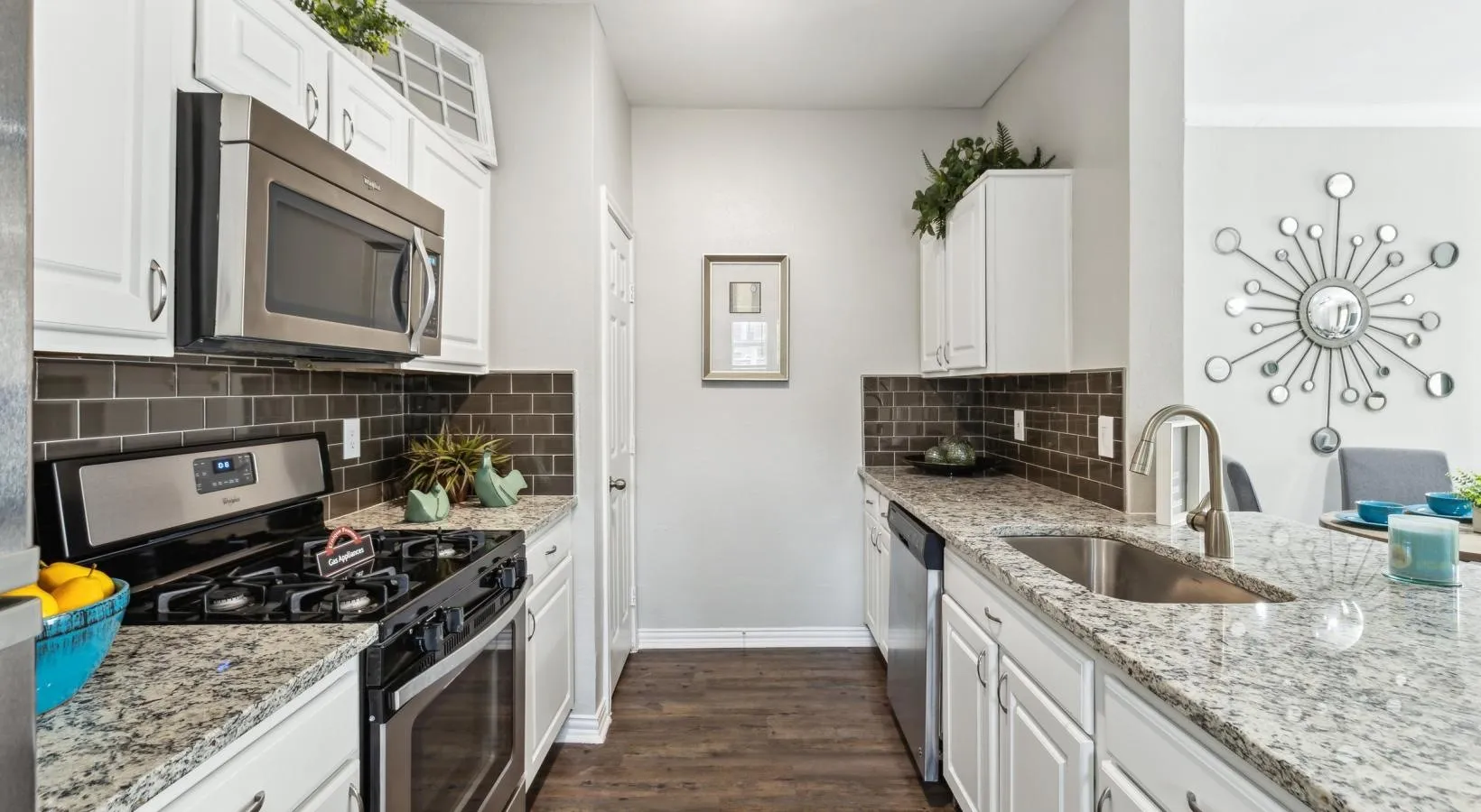 Image of Furnished Model Home. Actual unit will have similar finishes but may vary. Units are not furnished.