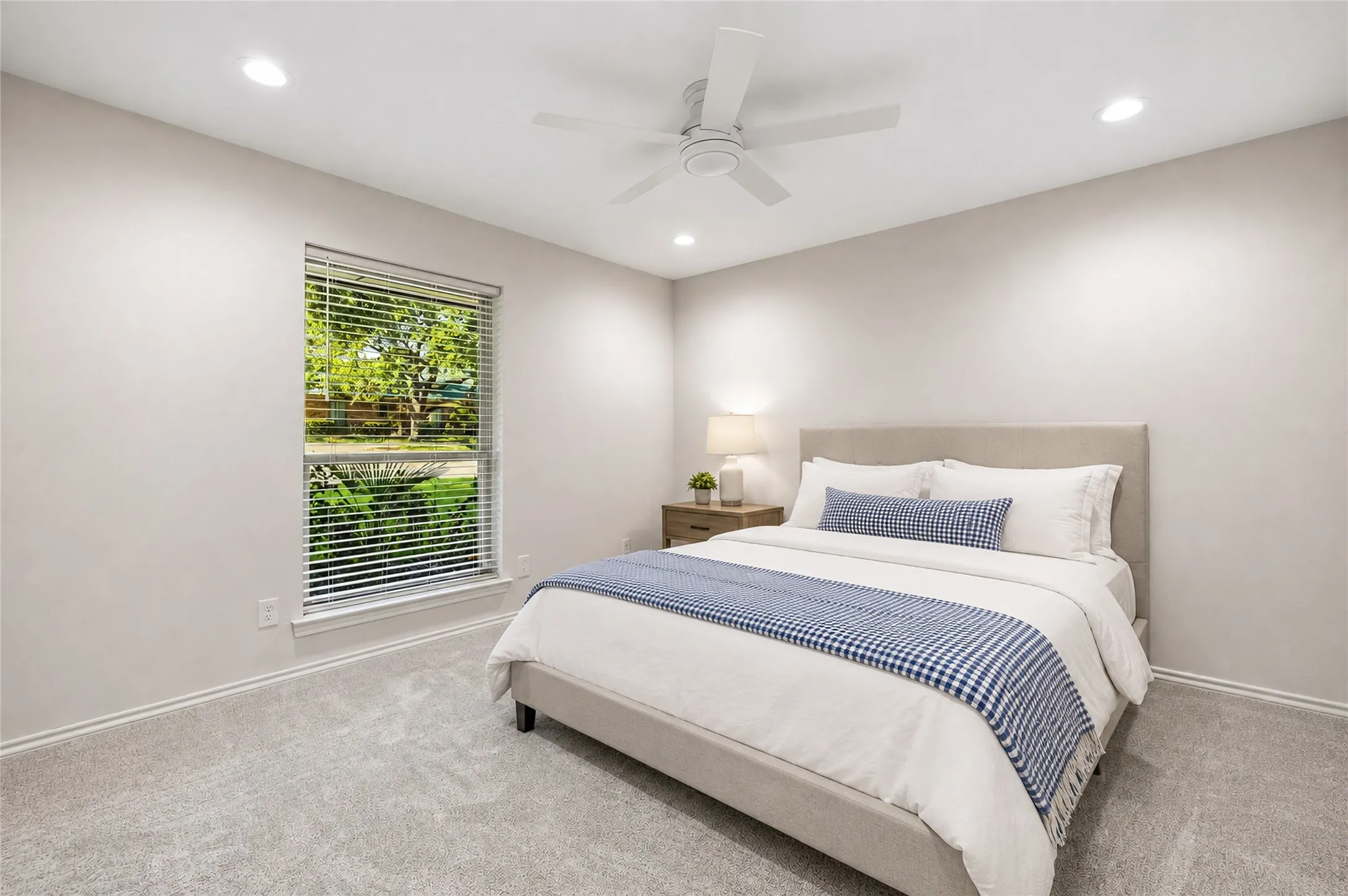 virtually staged bedroom