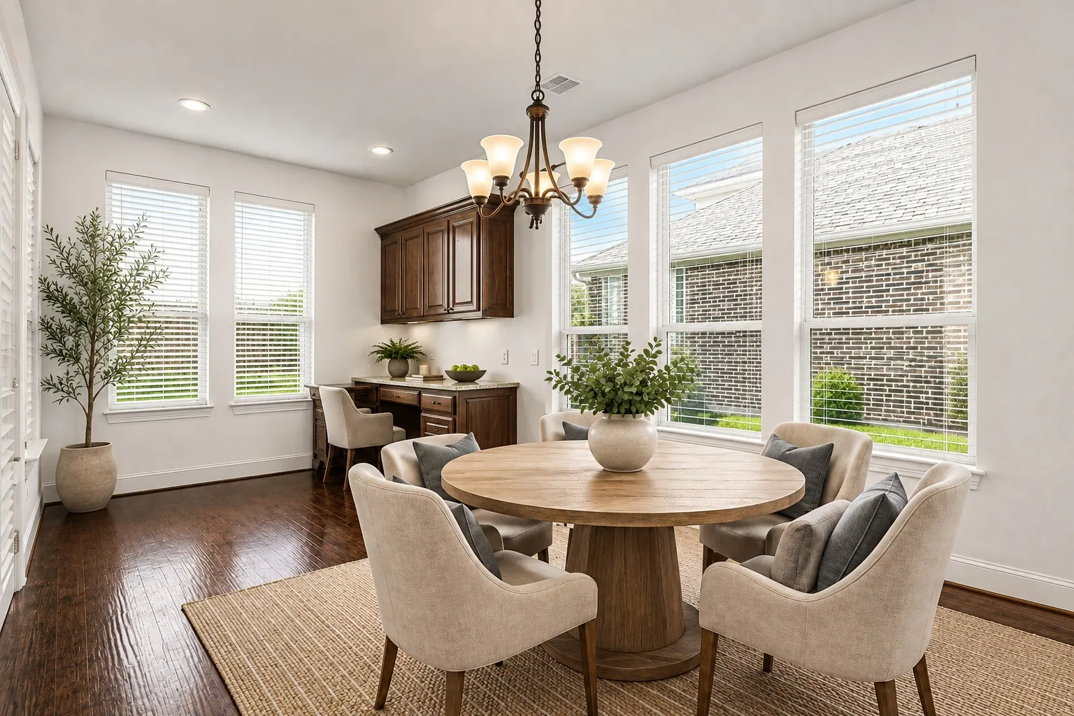 Breakfast area-virtually staged