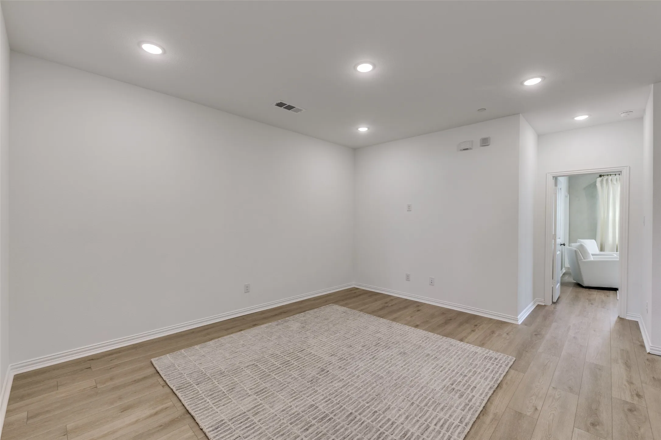 large flex space upstairs