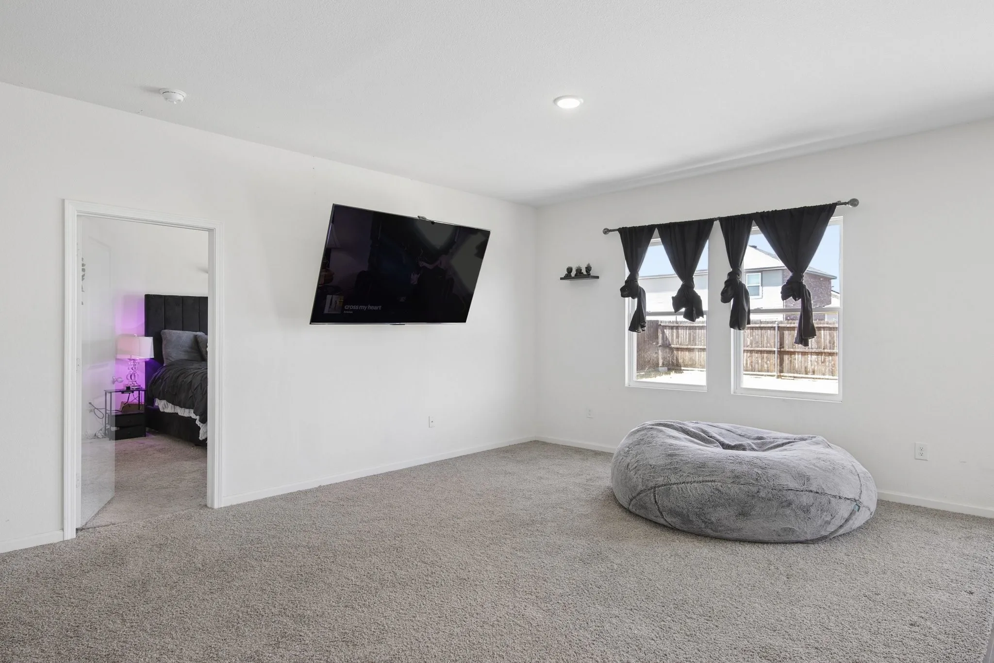New carpet in living room