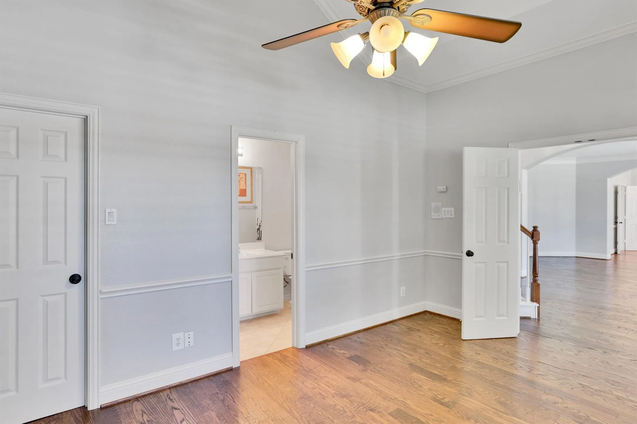 The perfect flex space located on the first floor: office, bedroom - it's your choice