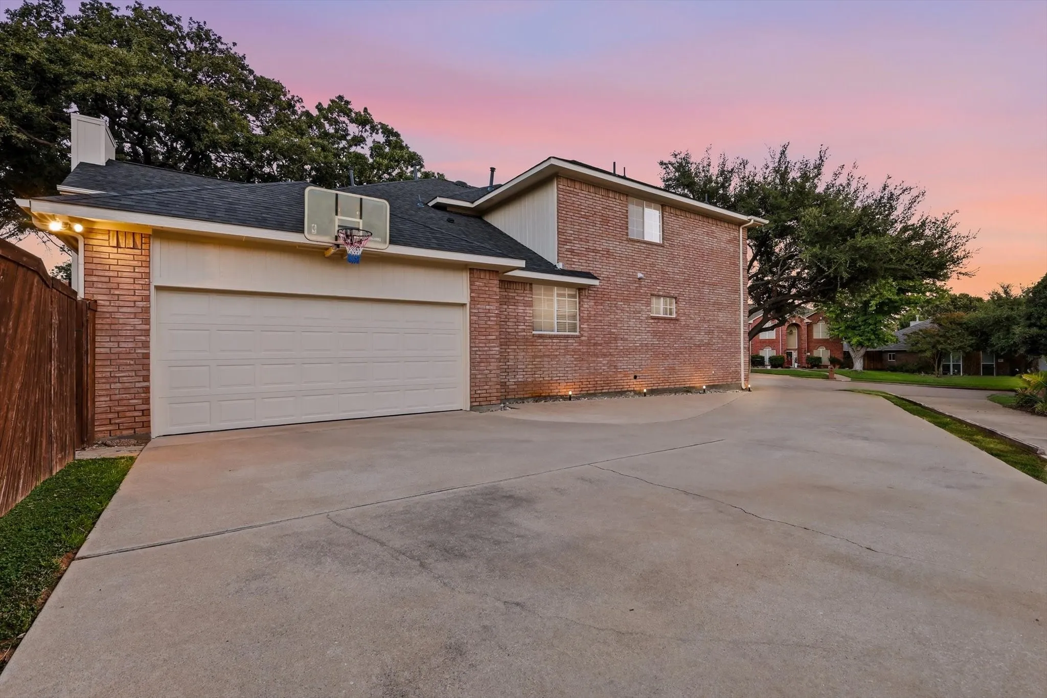 Side-entry garage