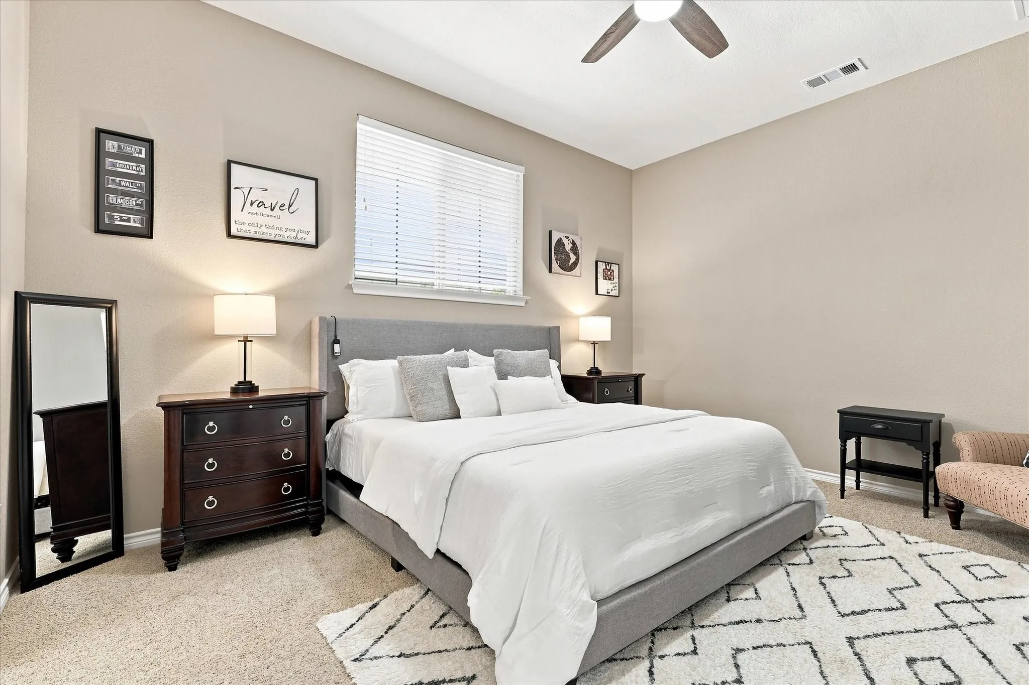 Bedroom on the main level