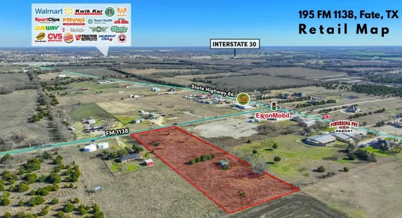 Unimproved Land For Sale in Rockwall County , 196 Fm 1138, Fate, Texas 75189, 0, 0, Garage spaces, 0 Sqft, built in 0, Price $459,000, mls#21361934, Real Estate Agent in Fate, Homes For Sale in Rockwall county, Homes For Sale in Fate, Realtor in Fate Texas, Real Estate Brokerage Independent Realty Texas, Luminita Cordes Realtor