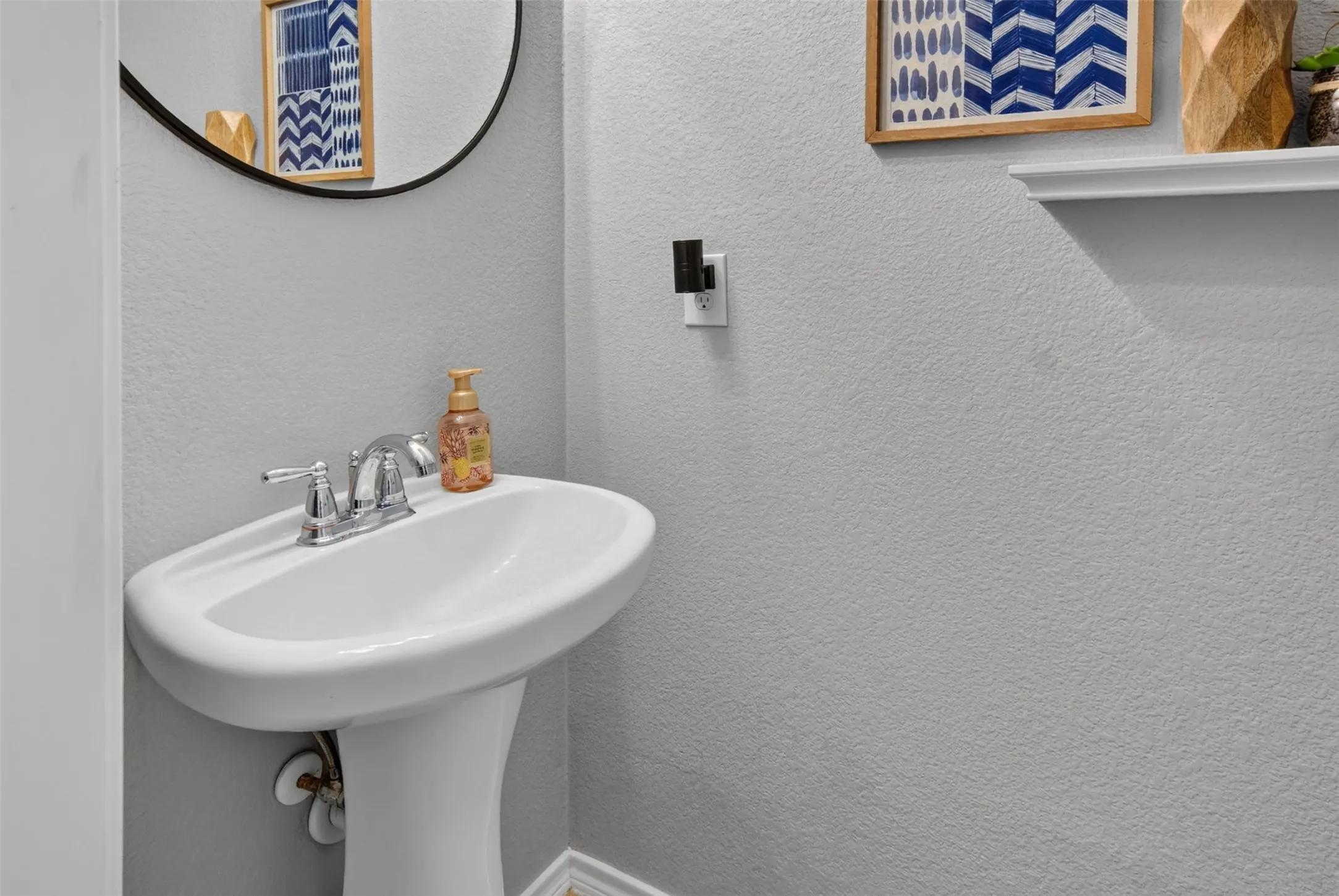 first floor powder room