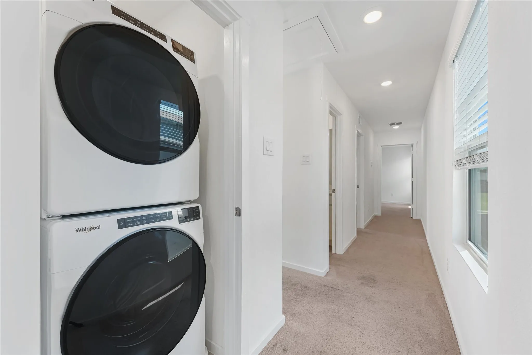 Upstair Hallway & Laundry Area