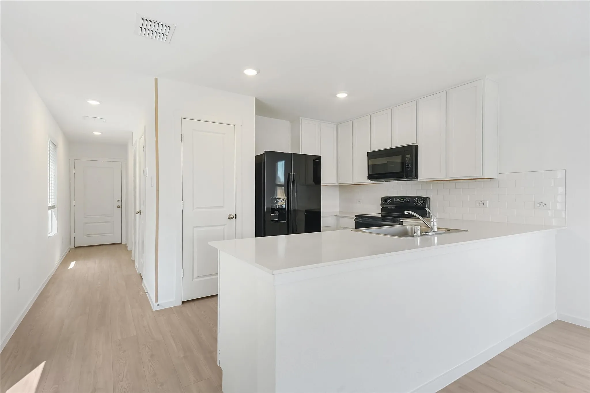 Kitchen and Hallway