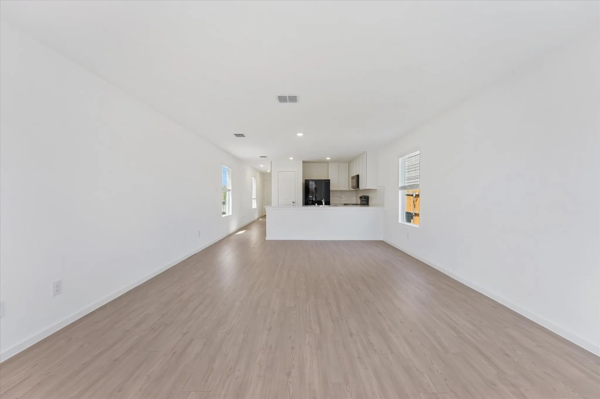 View of Kitchen from Living Room