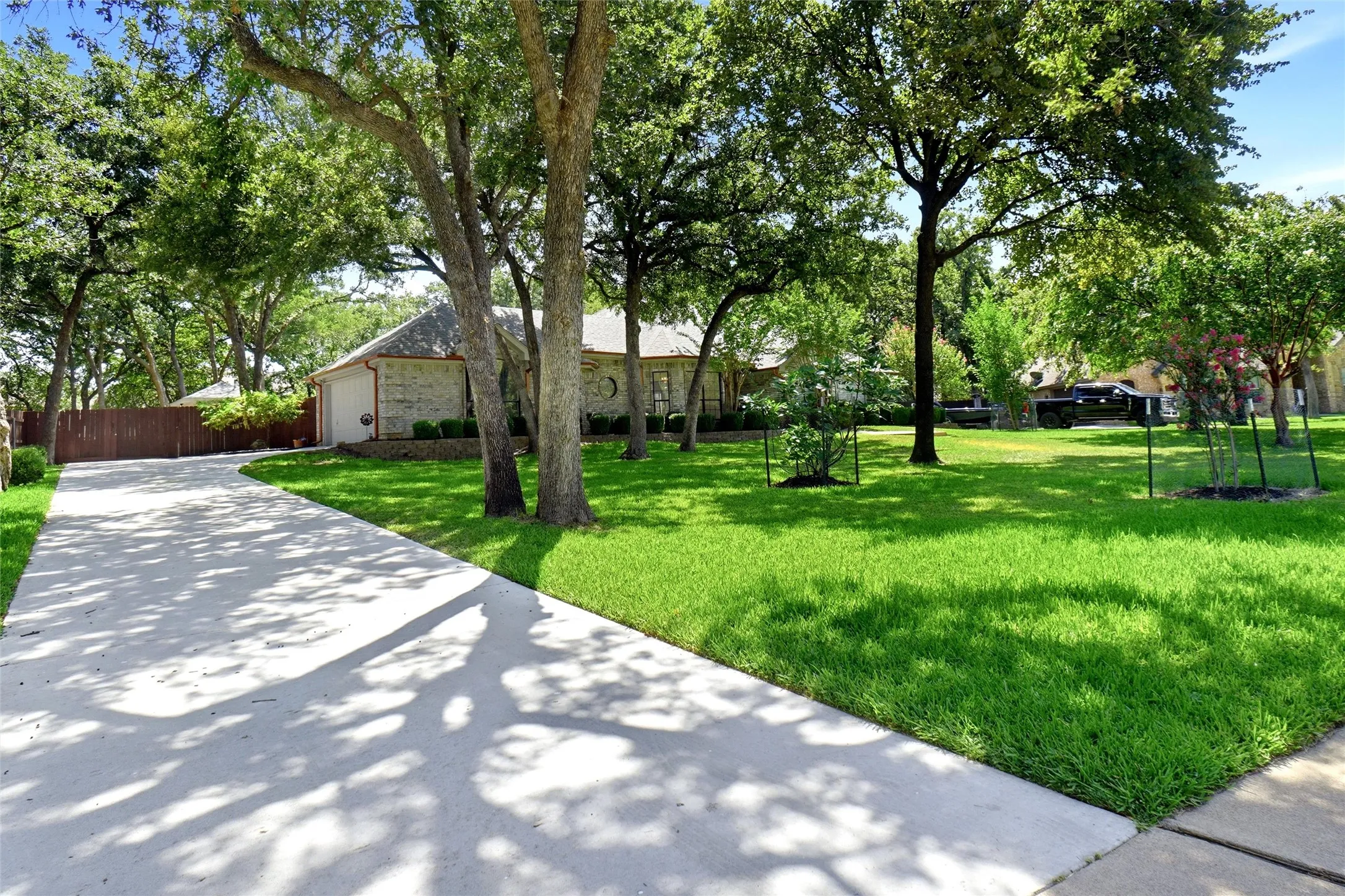 Love the shade from these trees!