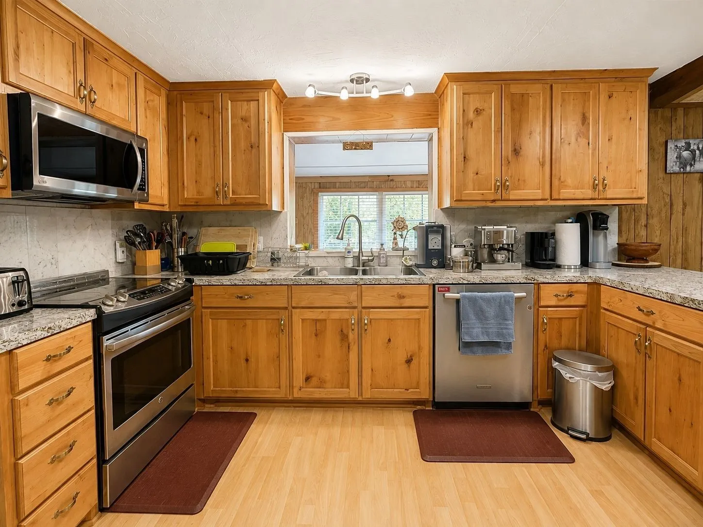 The Window Overlooks the additional space