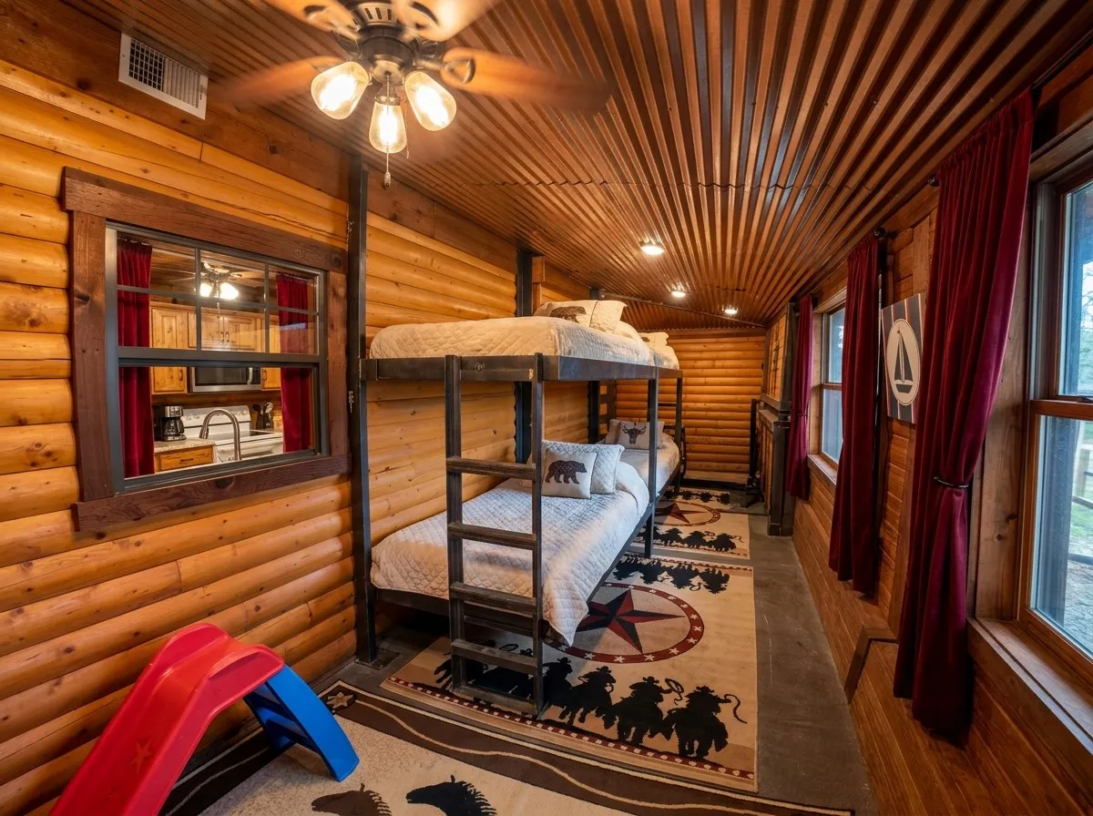 bunkhouse
3 sets of beds