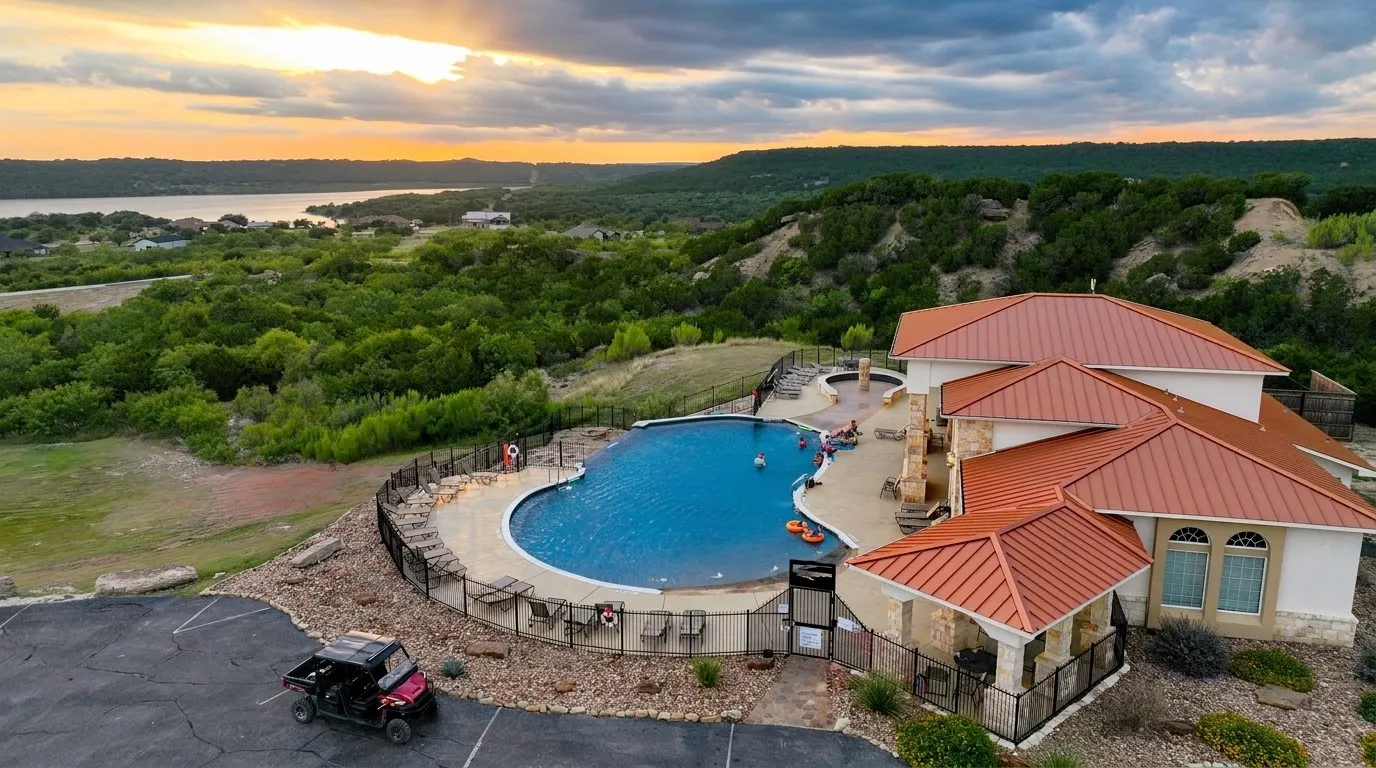 HOA pool, pool house, gym space, kitchen, bathrooms and more!