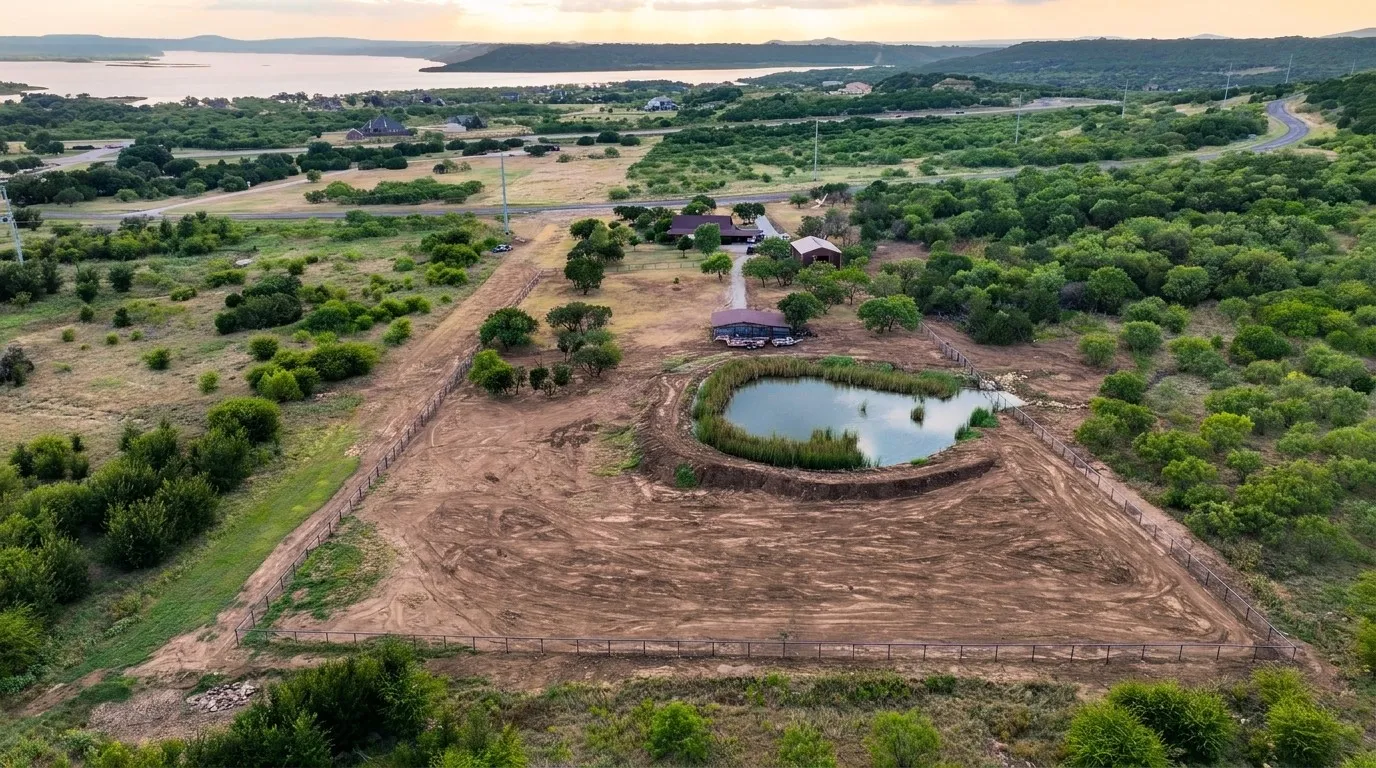 1 acre pond!