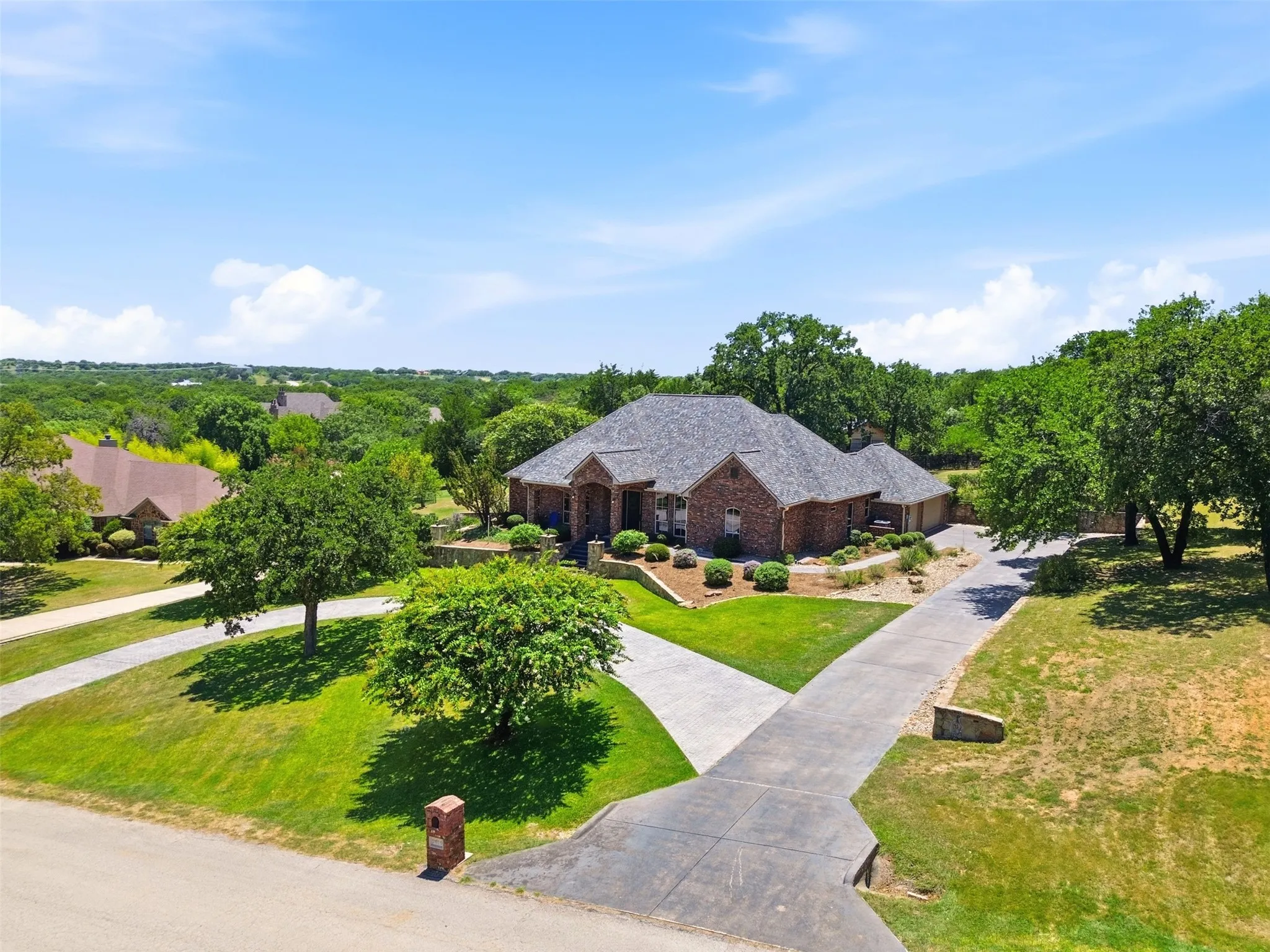 Circle Drive and Long Driveway with extra parking