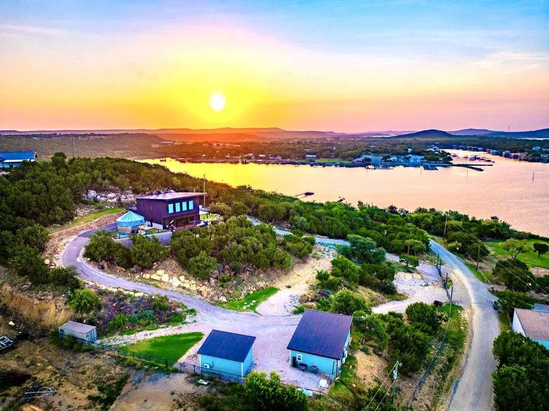 Spectacular Sunsets, and so much room to Entertain after a Great Day on the Lake with Friends and Family with your own Private Waterfront Lot.