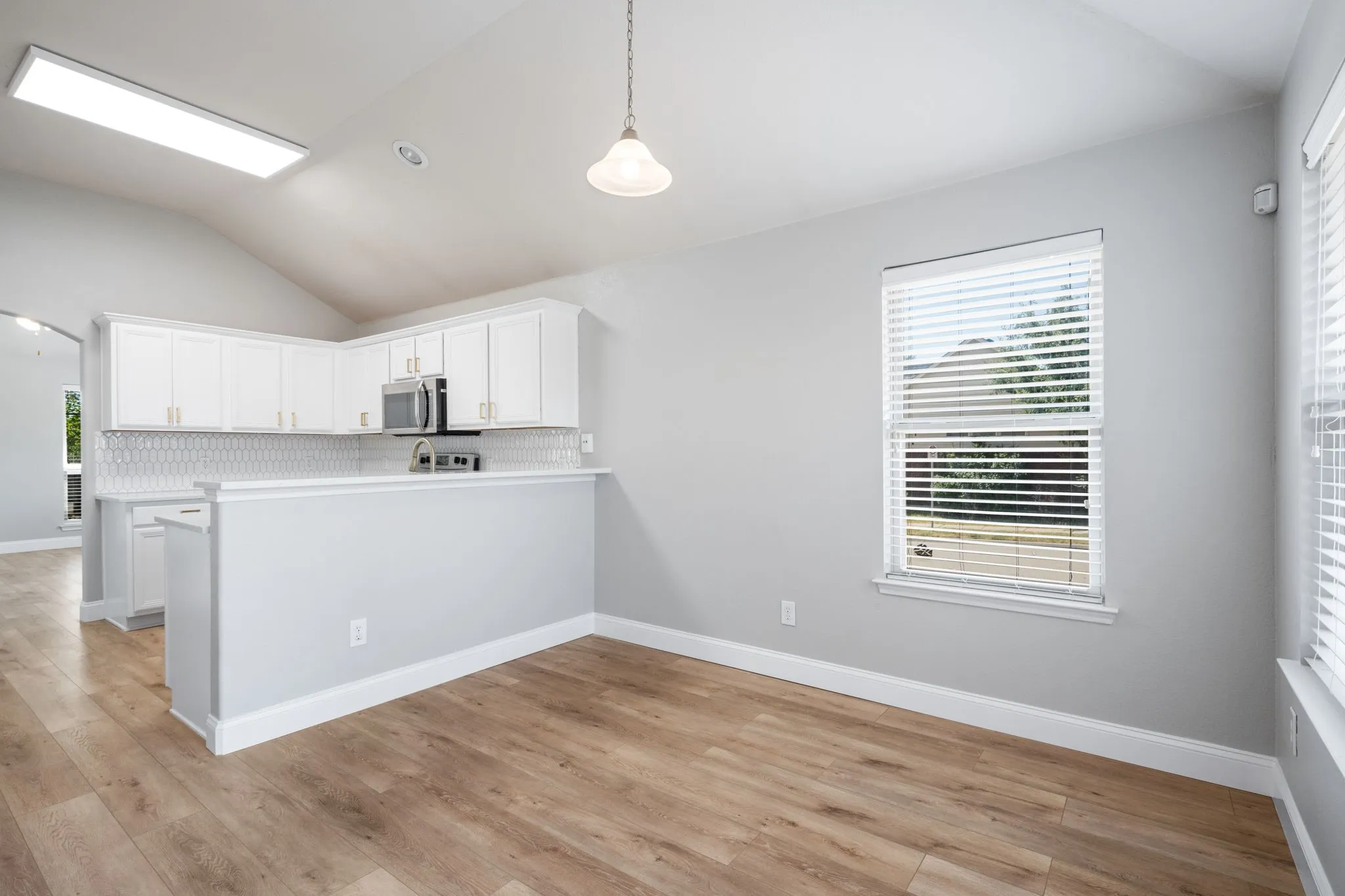 Dining looking into kitchen